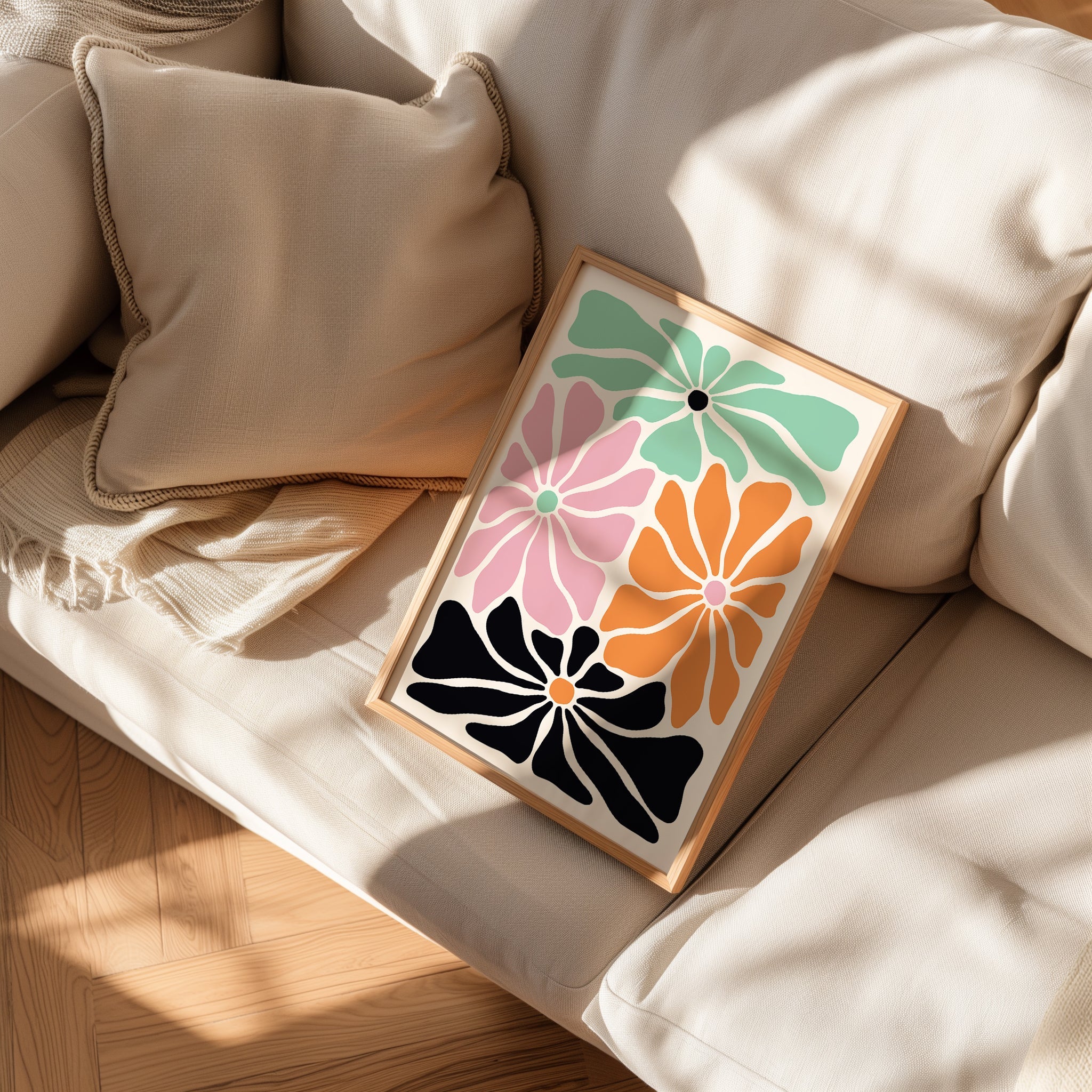 Çiçek Uyumu-poster-Poster Depo