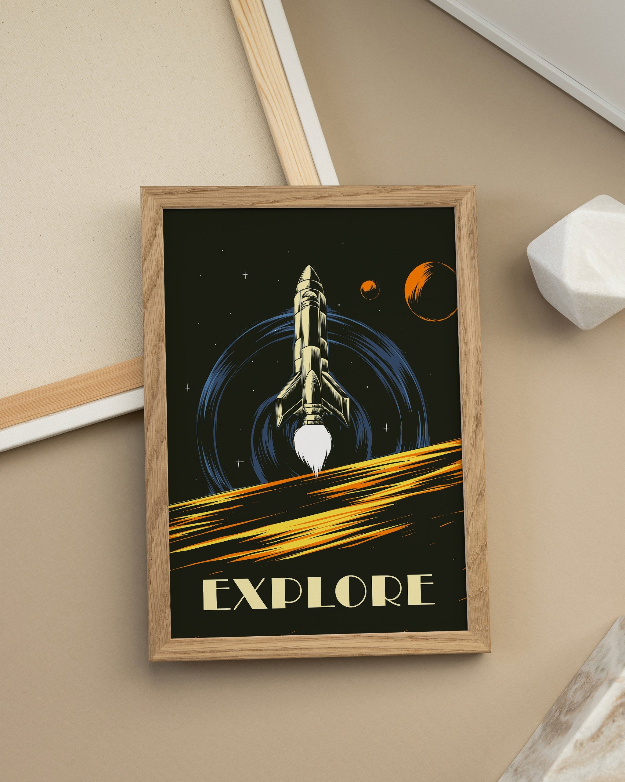 Roket'in Kırmızı Parıltısı-poster-Poster Depo