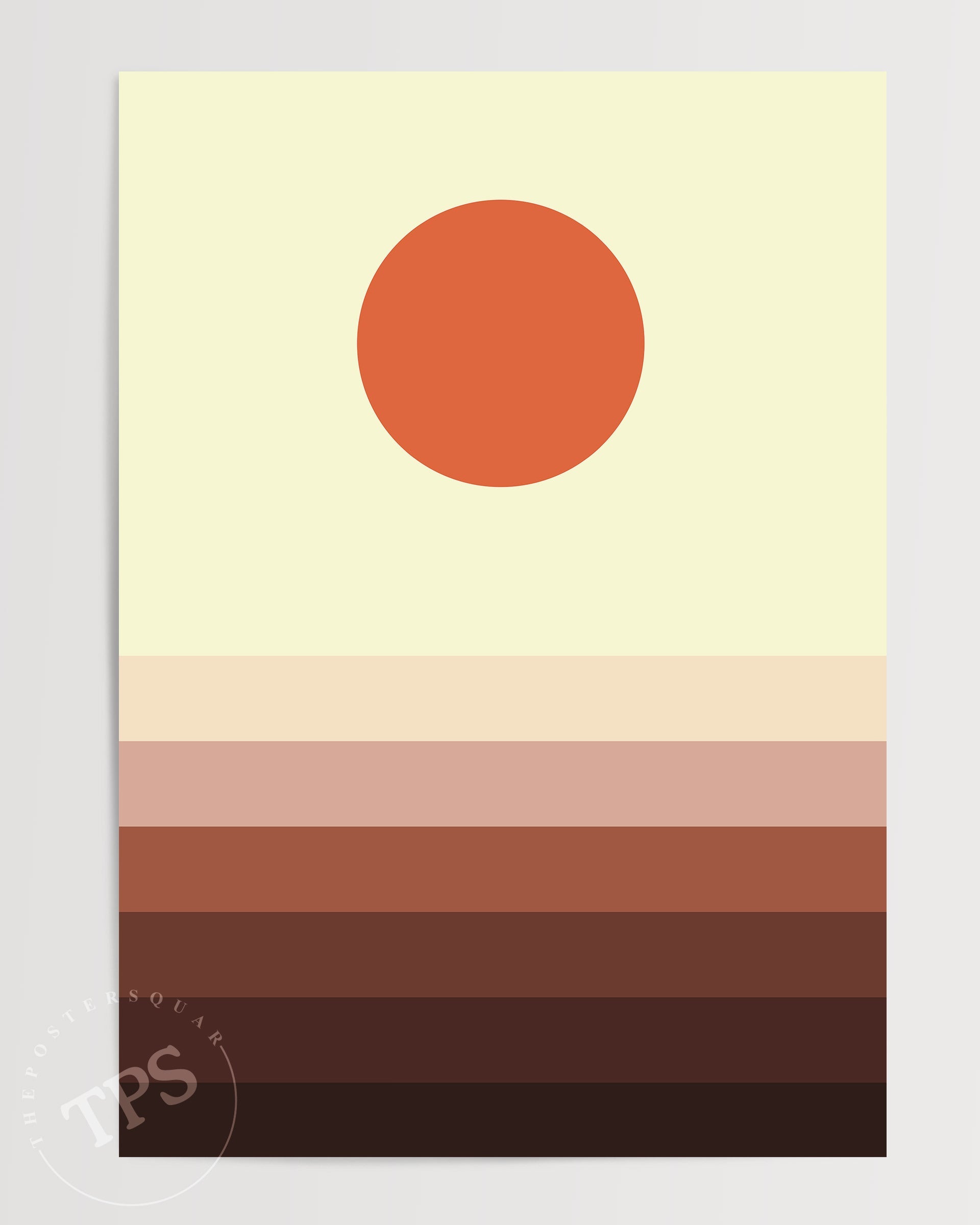 Gün Batımı Sakinliği-poster-Poster Depo