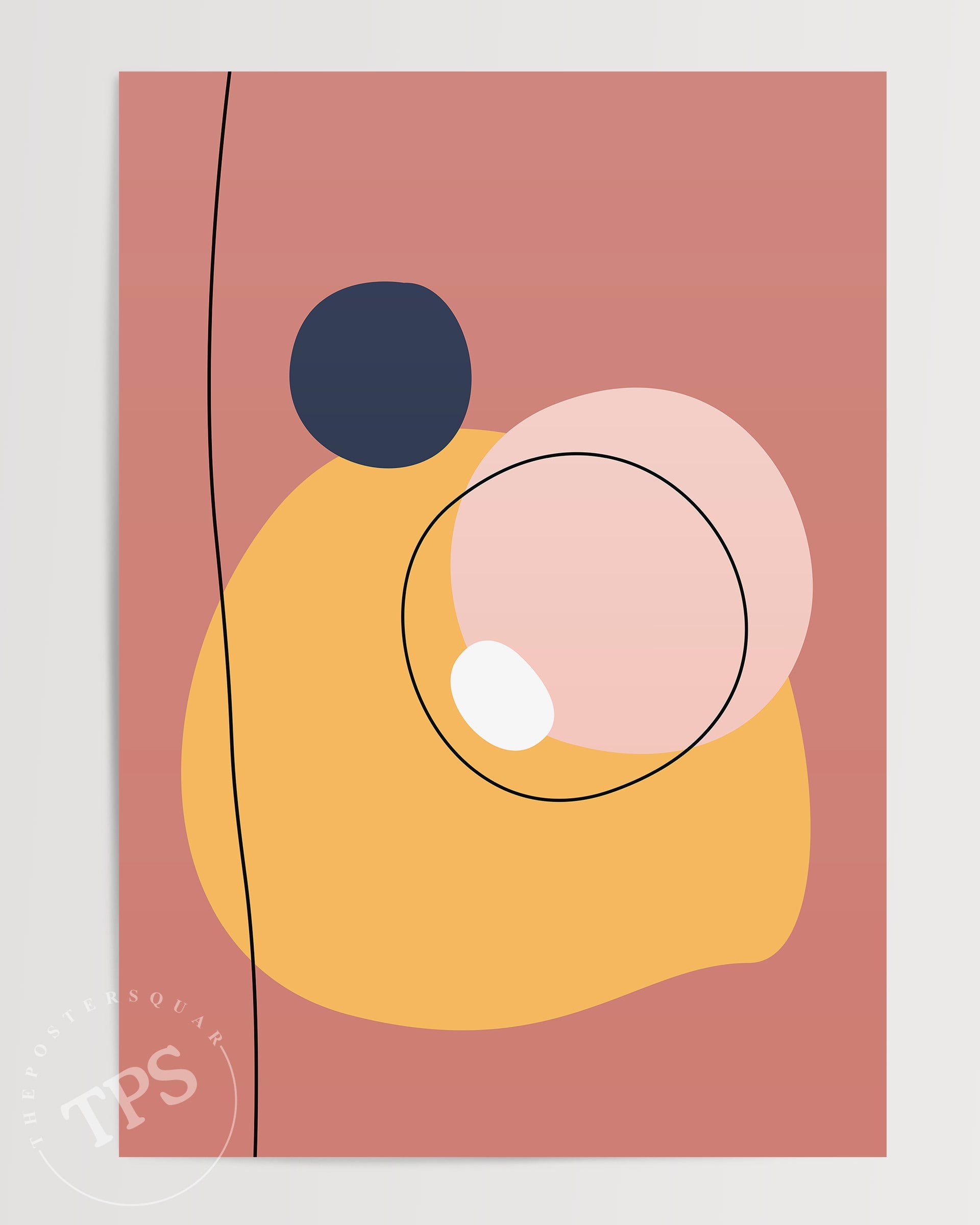 Minimalist Soyut N4-poster-Poster Depo
