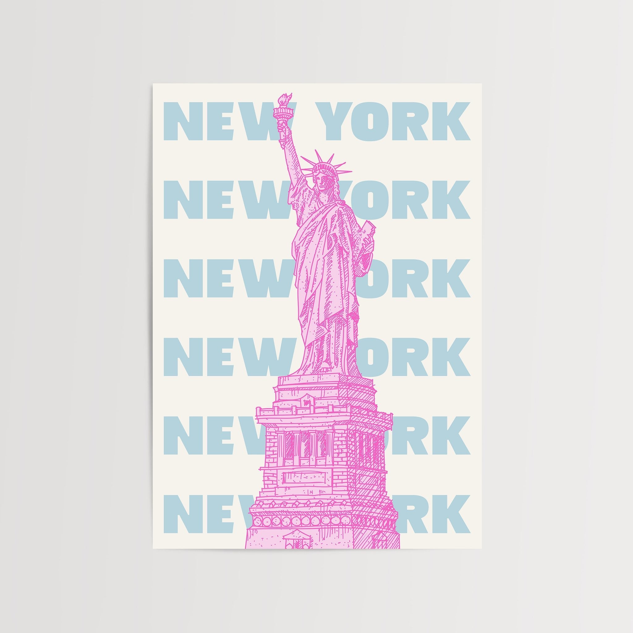 Özgürlük Heykeli New York-poster-Poster Depo