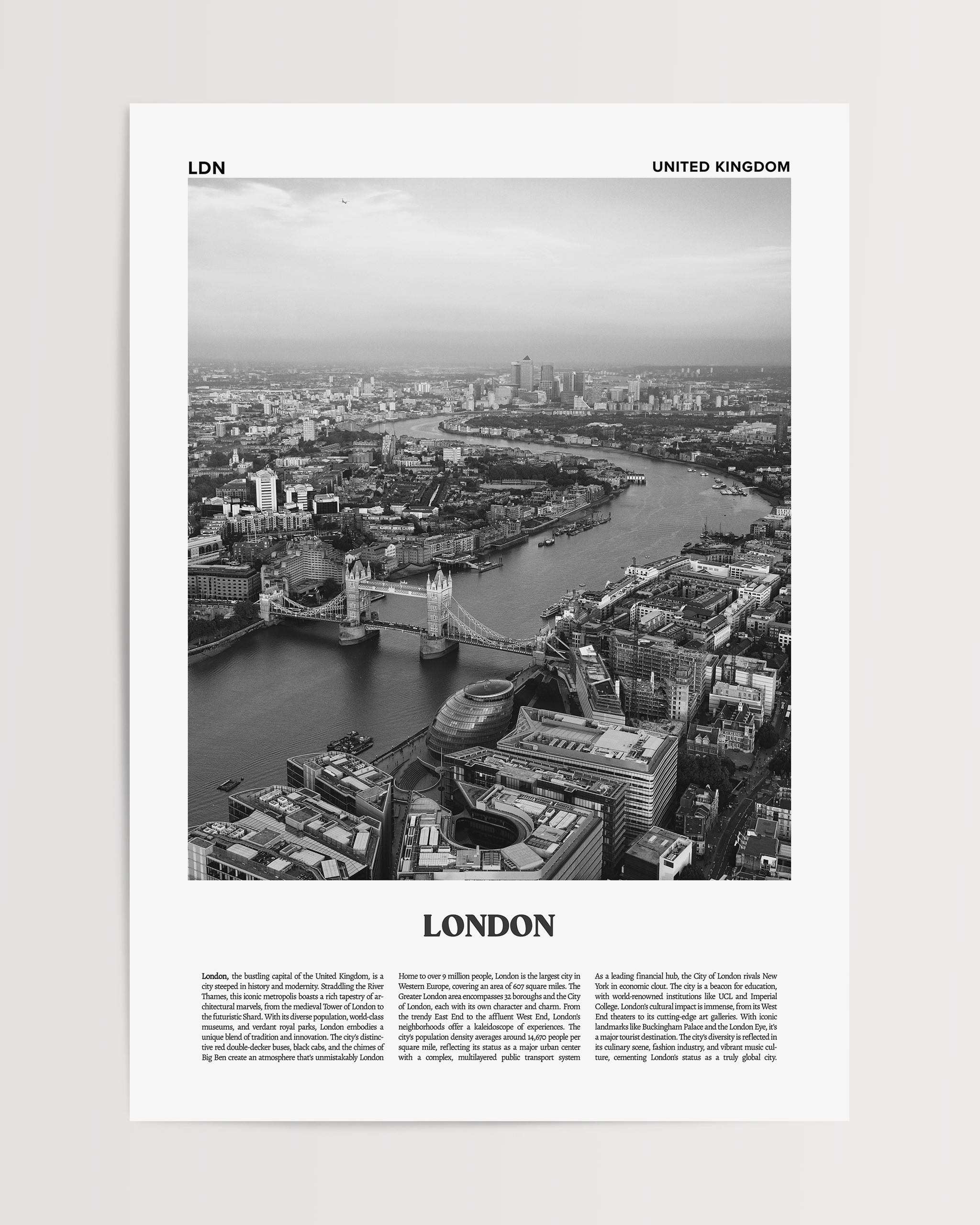 Londra No.1-poster-Poster Depo