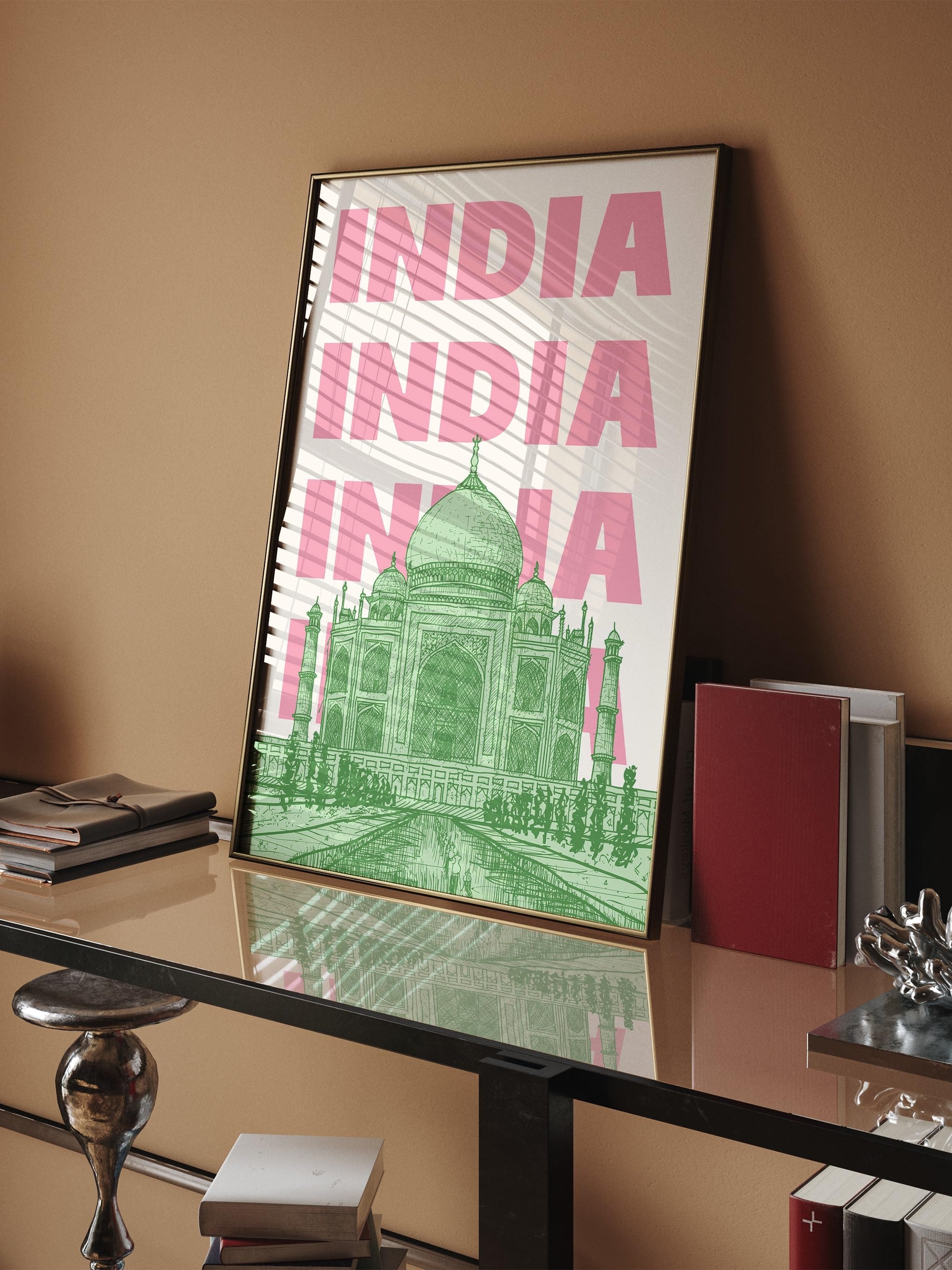 Hindistan Tac Mahal-poster-Poster Depo