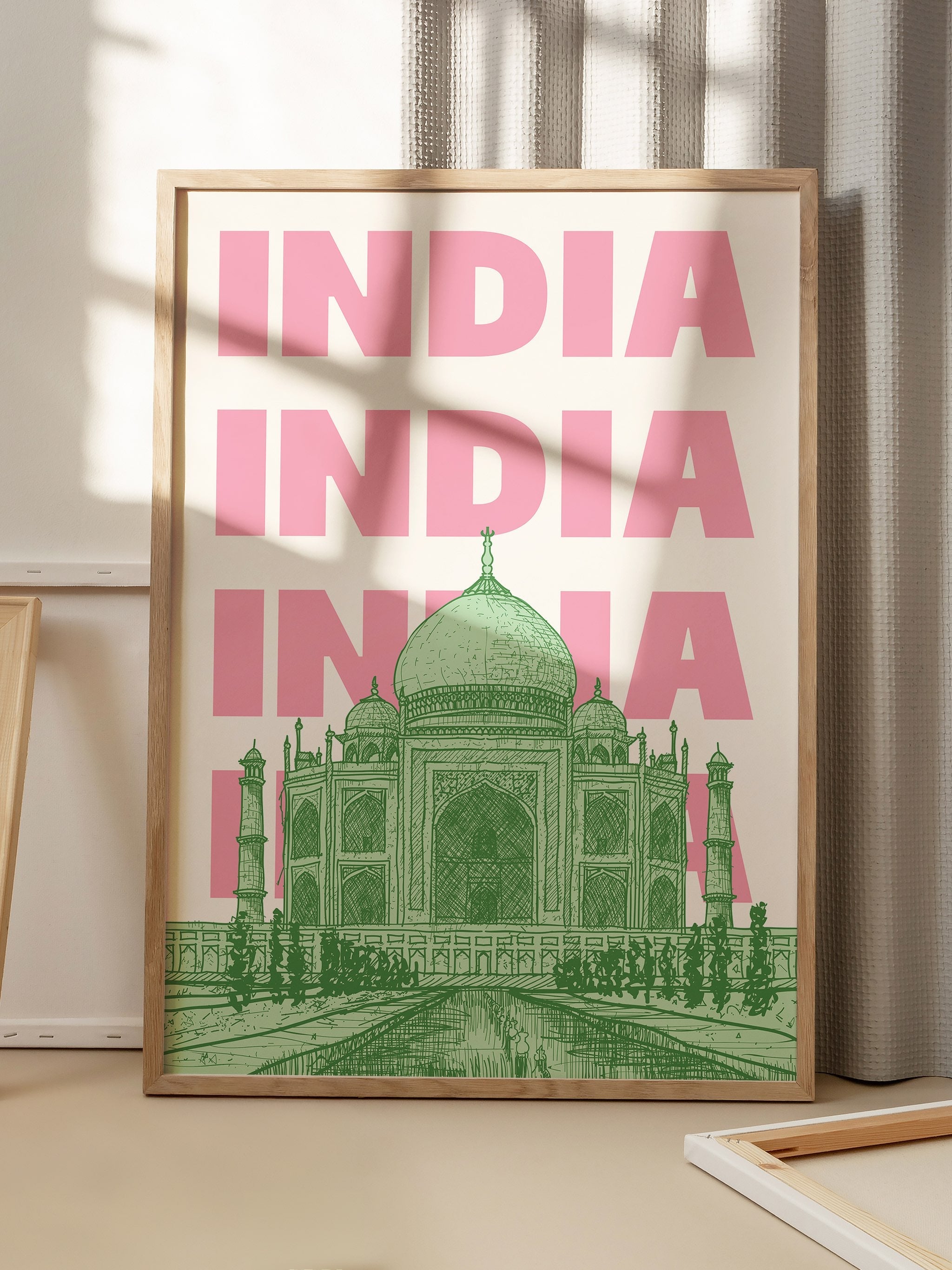 Hindistan Tac Mahal-poster-Poster Depo