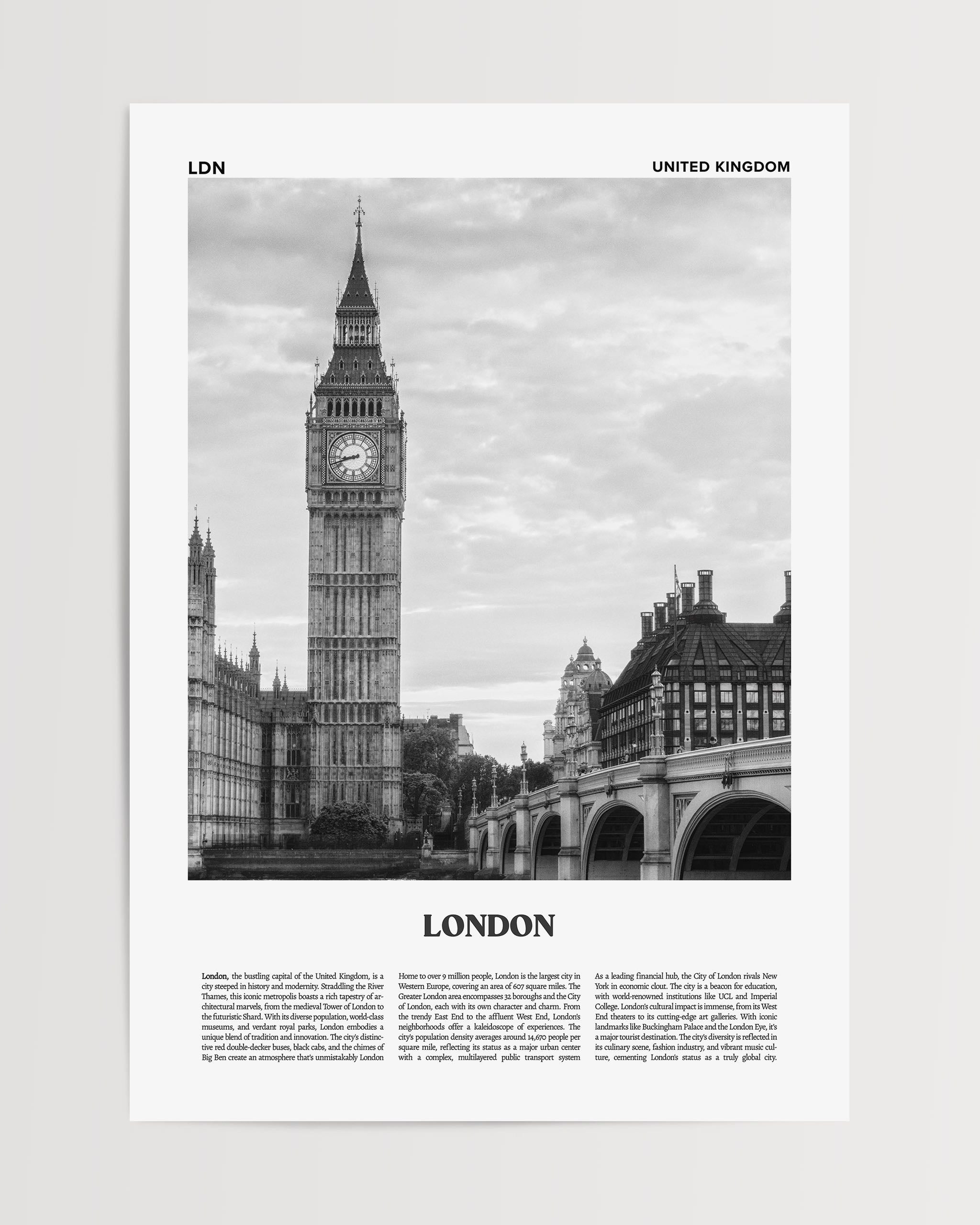 Londra No.3-poster-Poster Depo