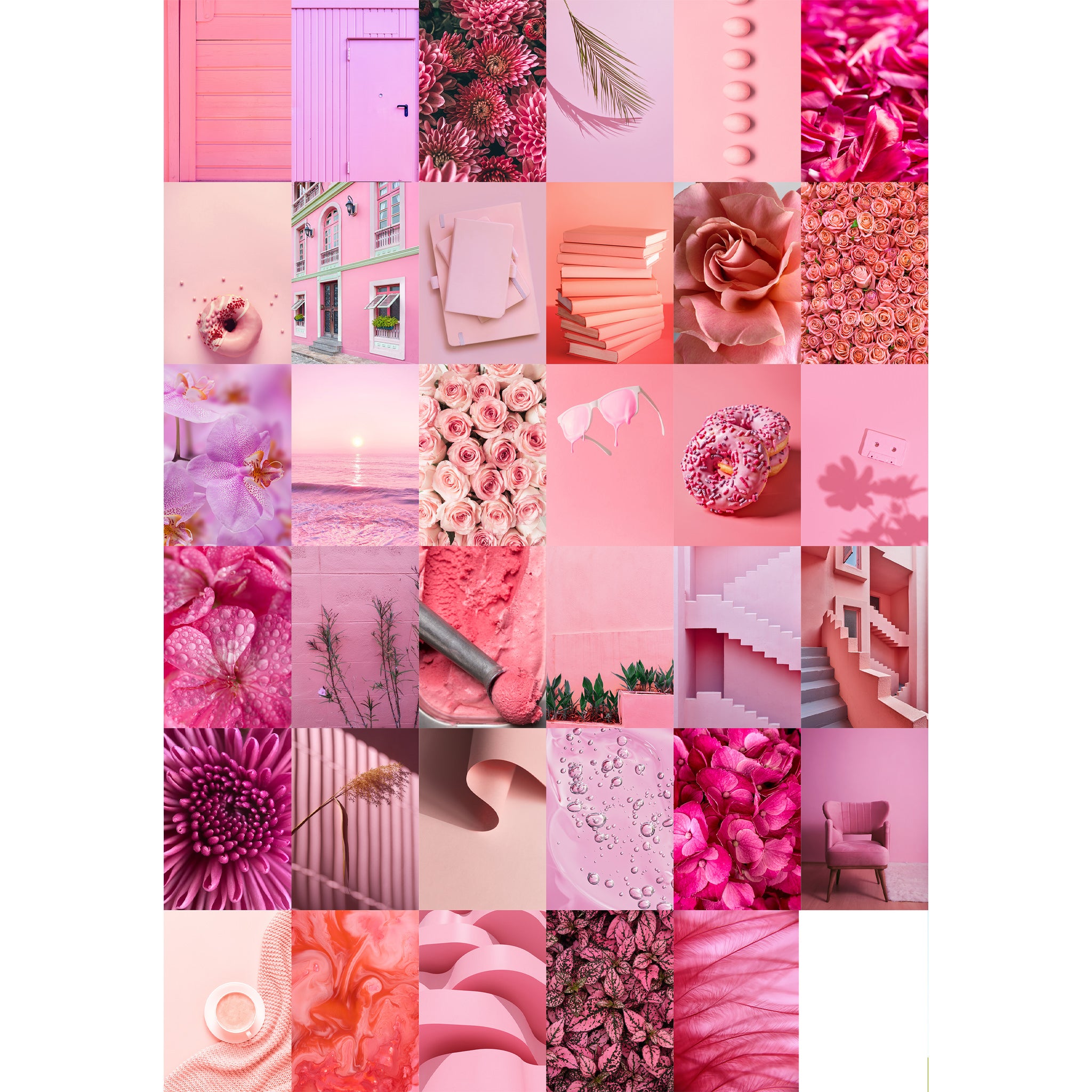 Pembe Temali Kolaj 35 Adet