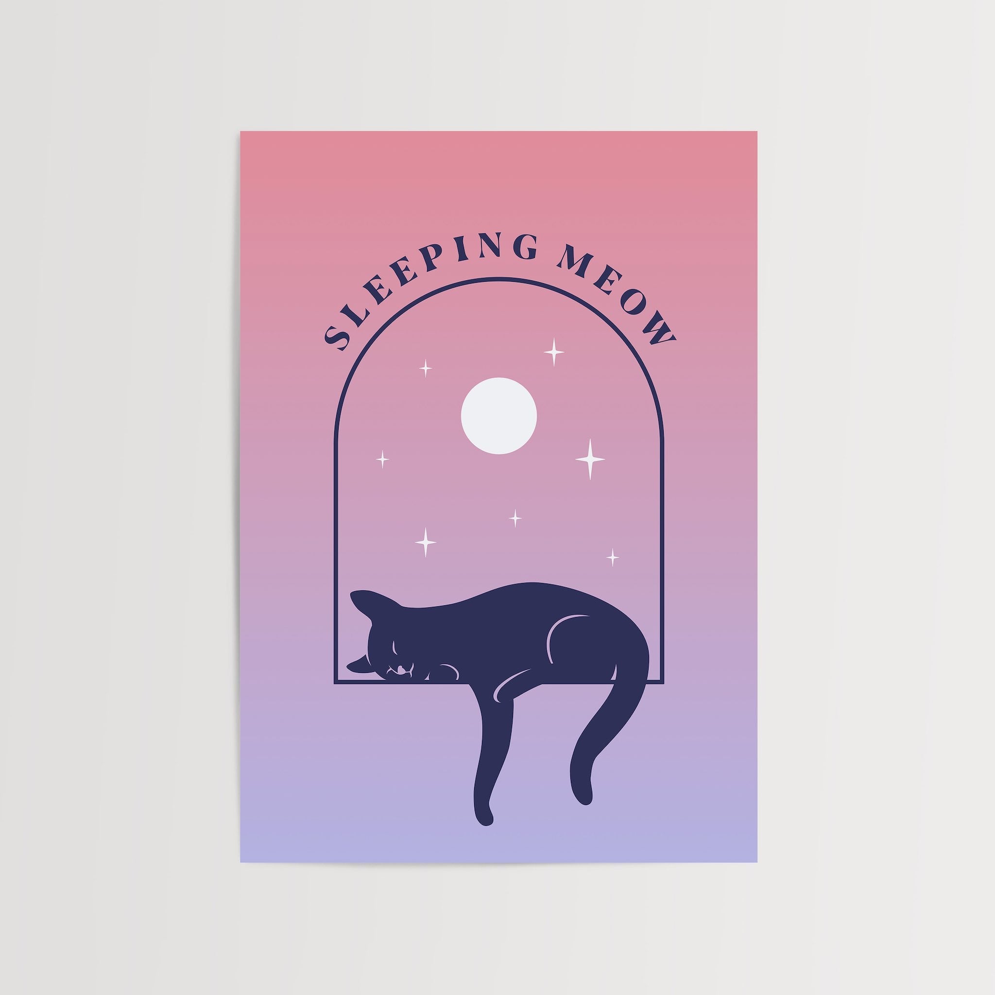 Uyuyan Miyav-poster-Poster Depo