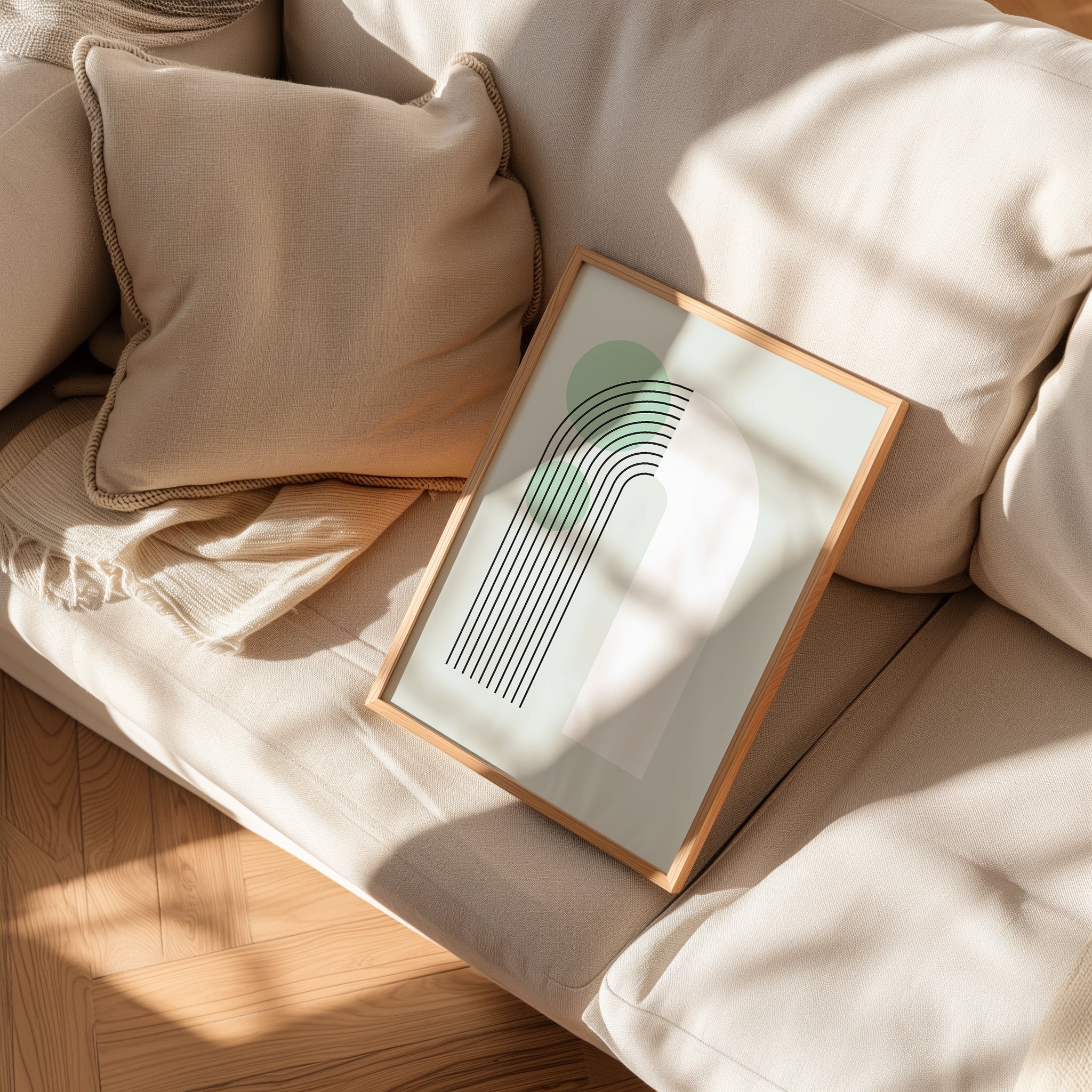 Yeşil Minimalist Seri No.2-poster-Poster Depo