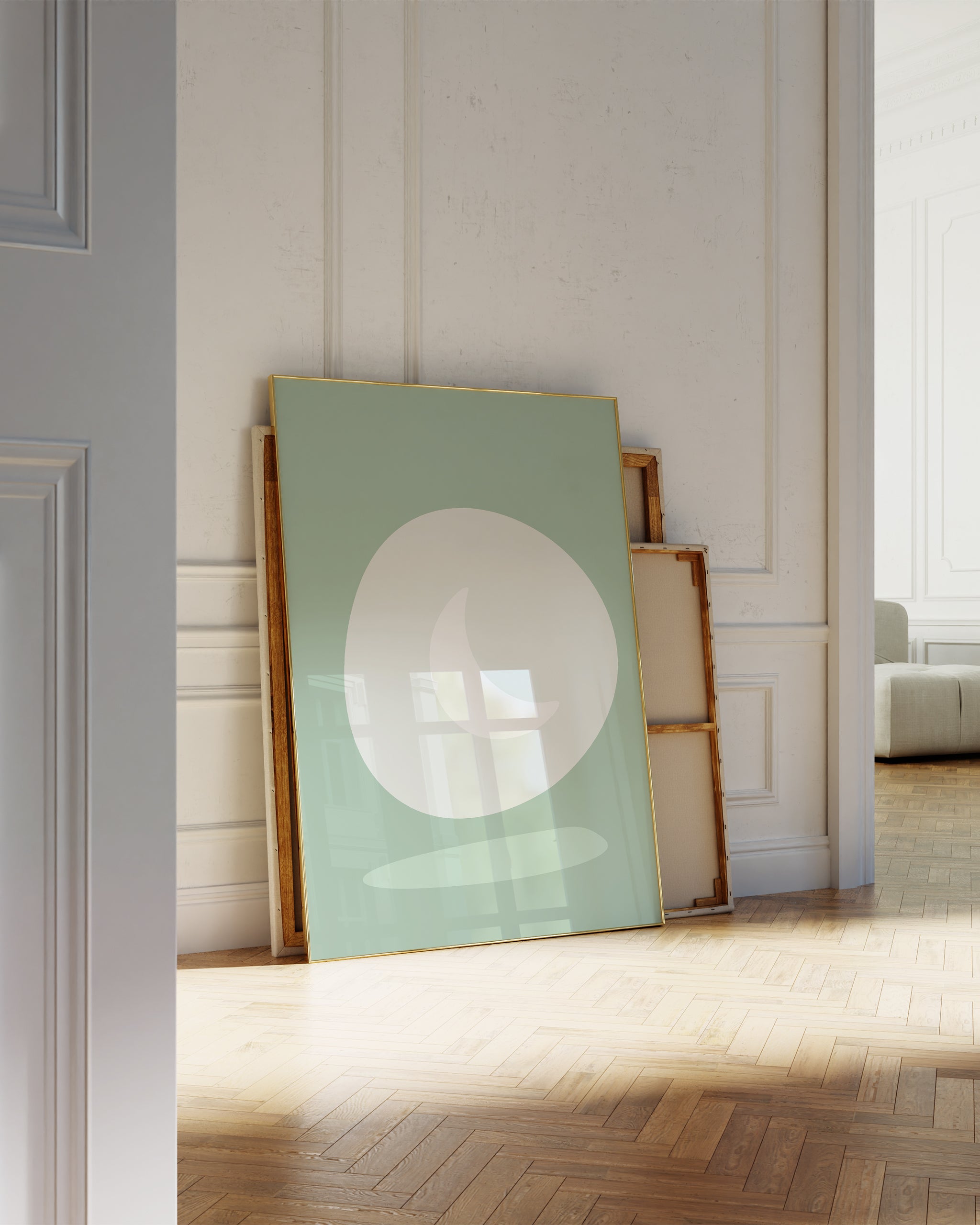 Yeşil Minimalist Seri No.3-poster-Poster Depo