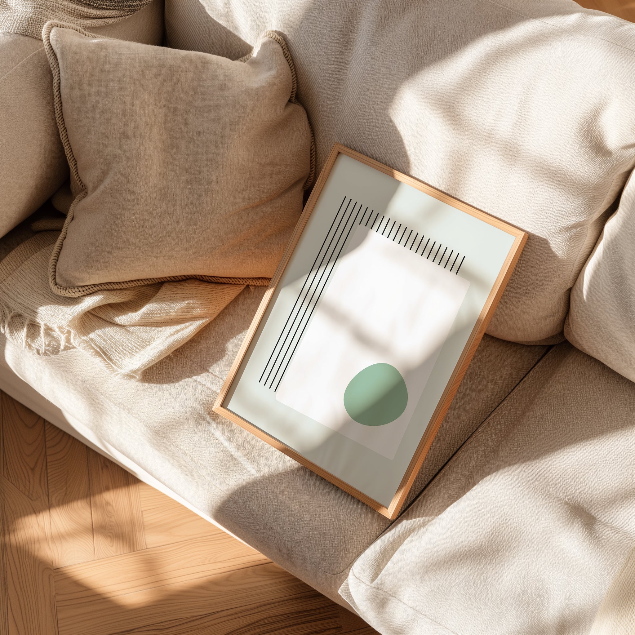 Yeşil Minimalist Seri No.4-poster-Poster Depo