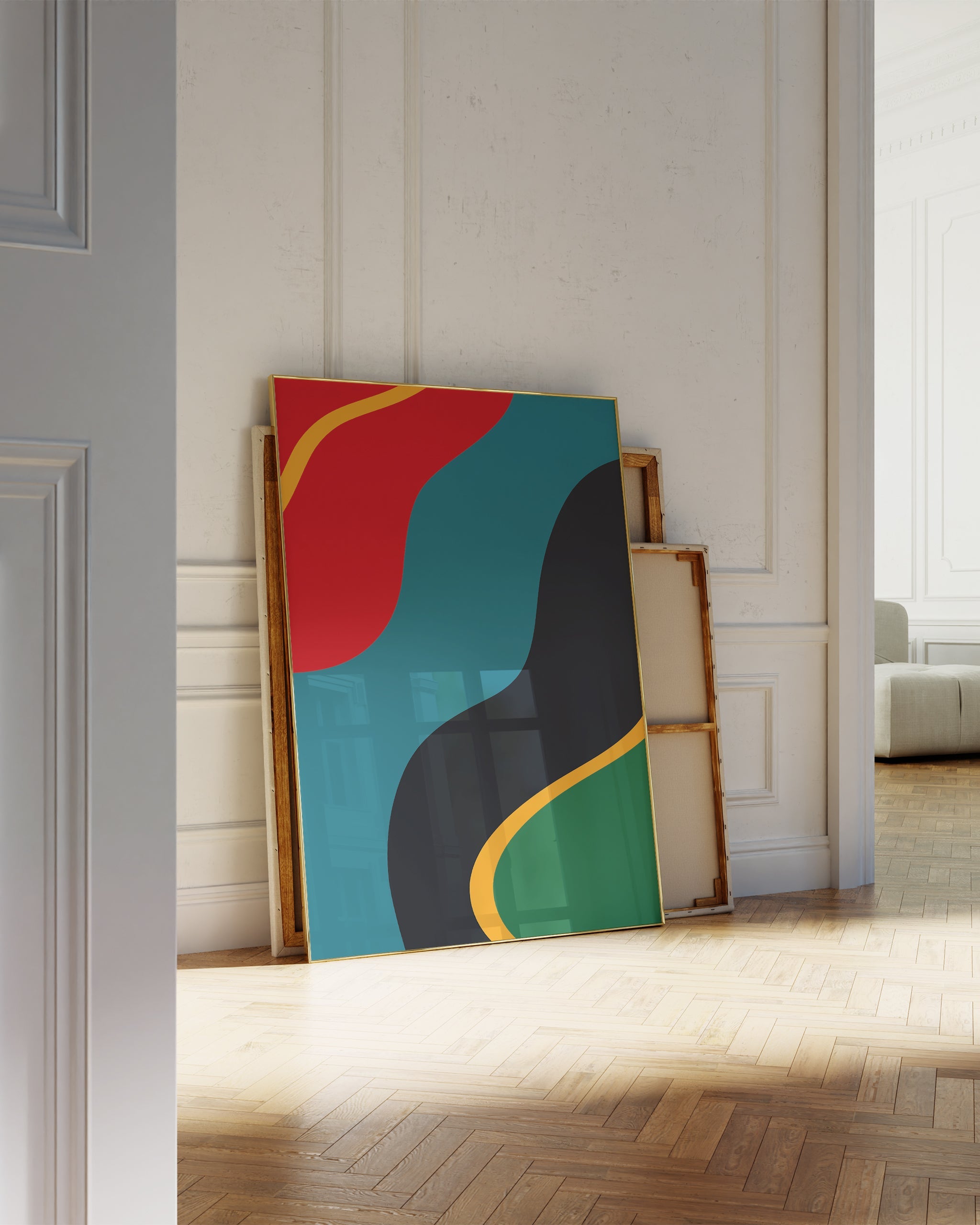 Hue Serisi No.2'nin Akışı-poster-Poster Depo