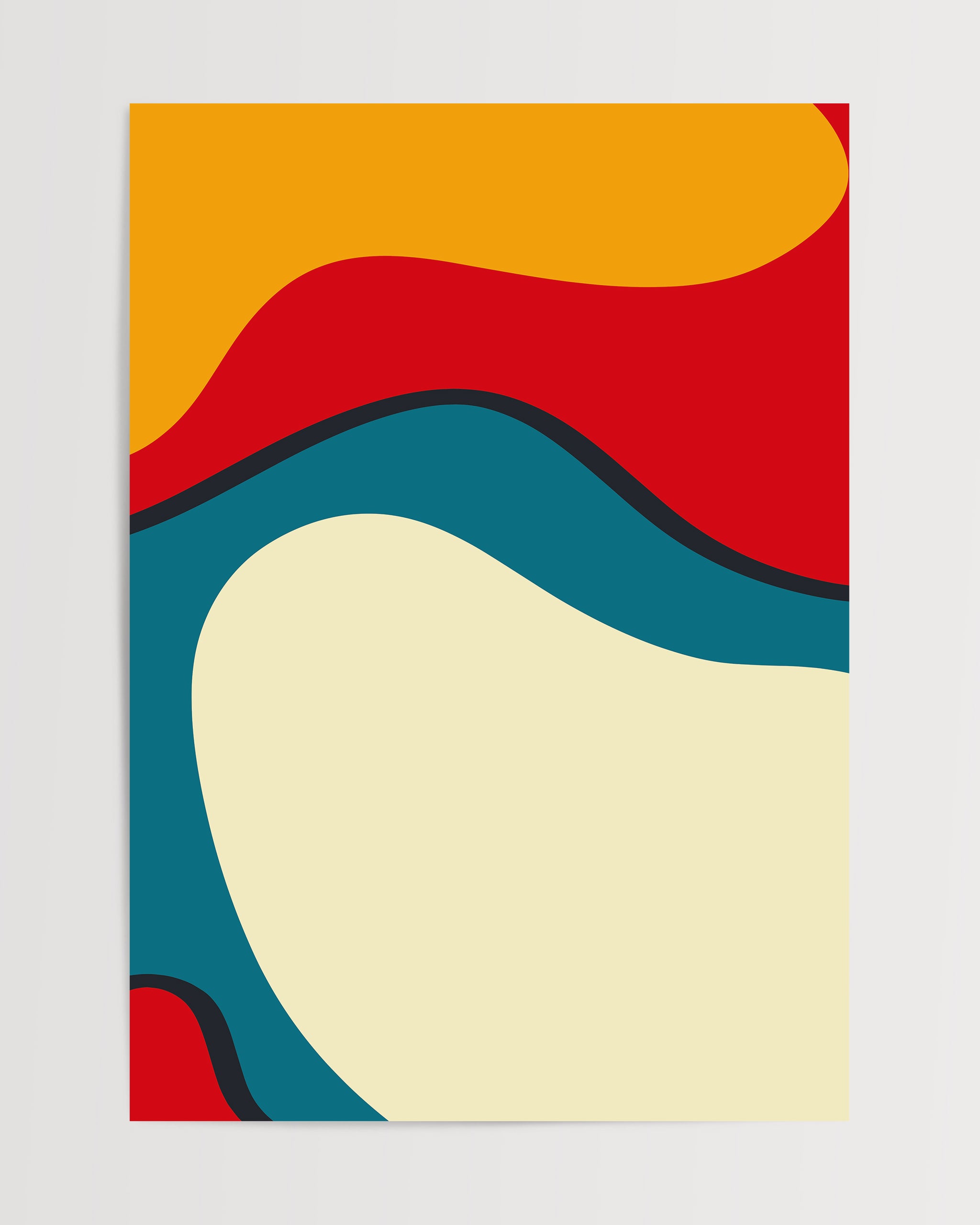 Hue Serisi No.3'ün Akışı-poster-Poster Depo