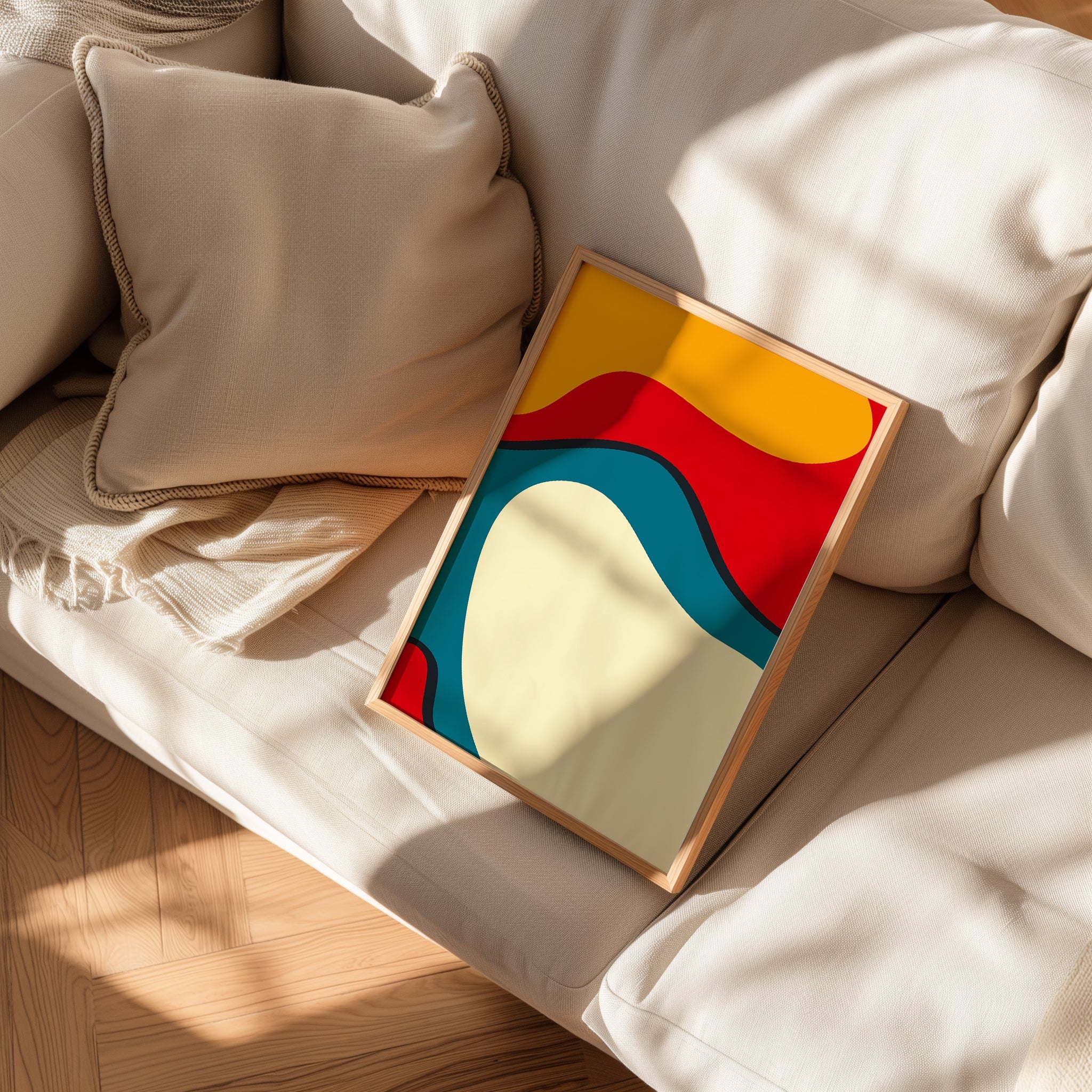 Hue Serisi No.3'ün Akışı-poster-Poster Depo