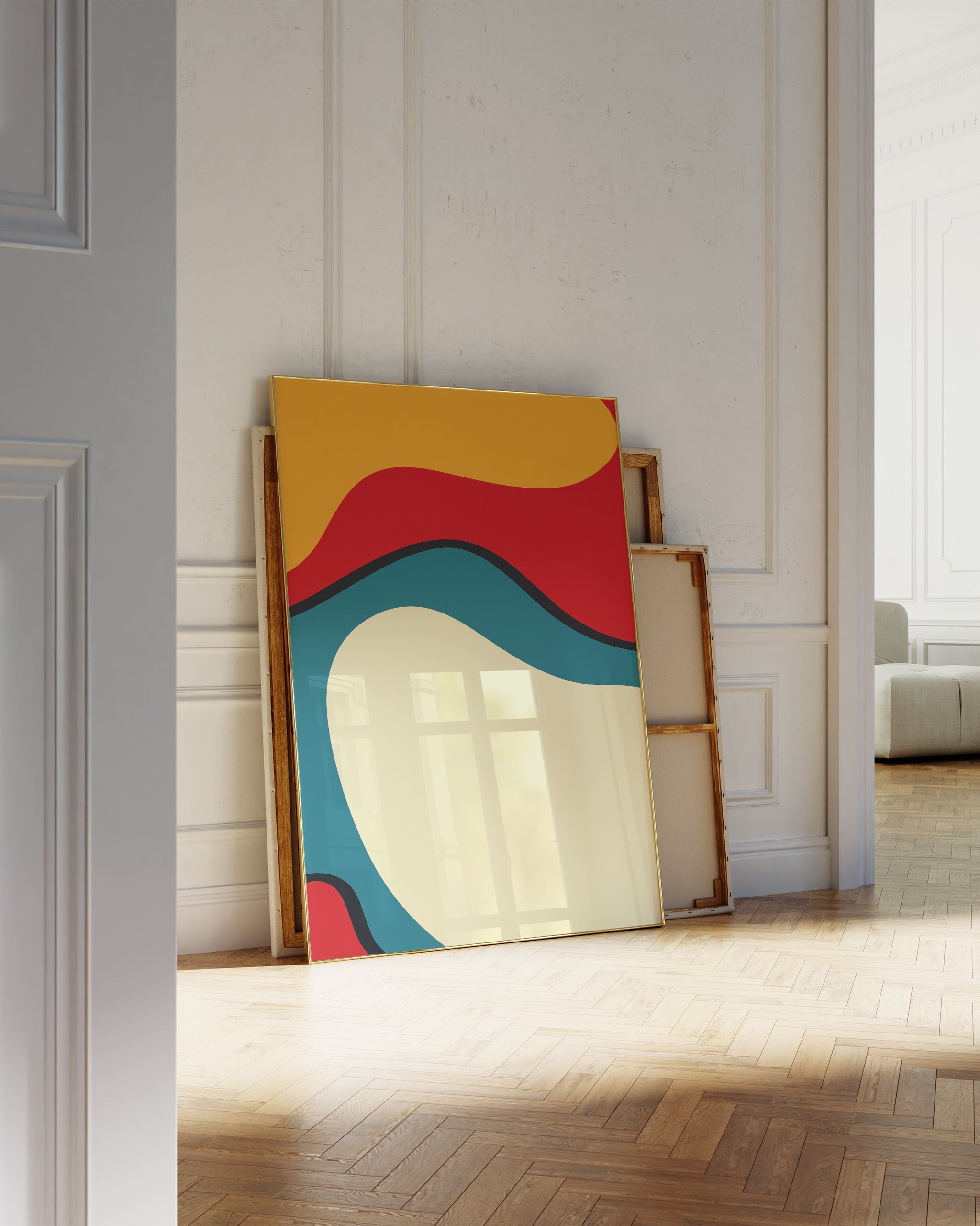 Hue Serisi No.3'ün Akışı-poster-Poster Depo