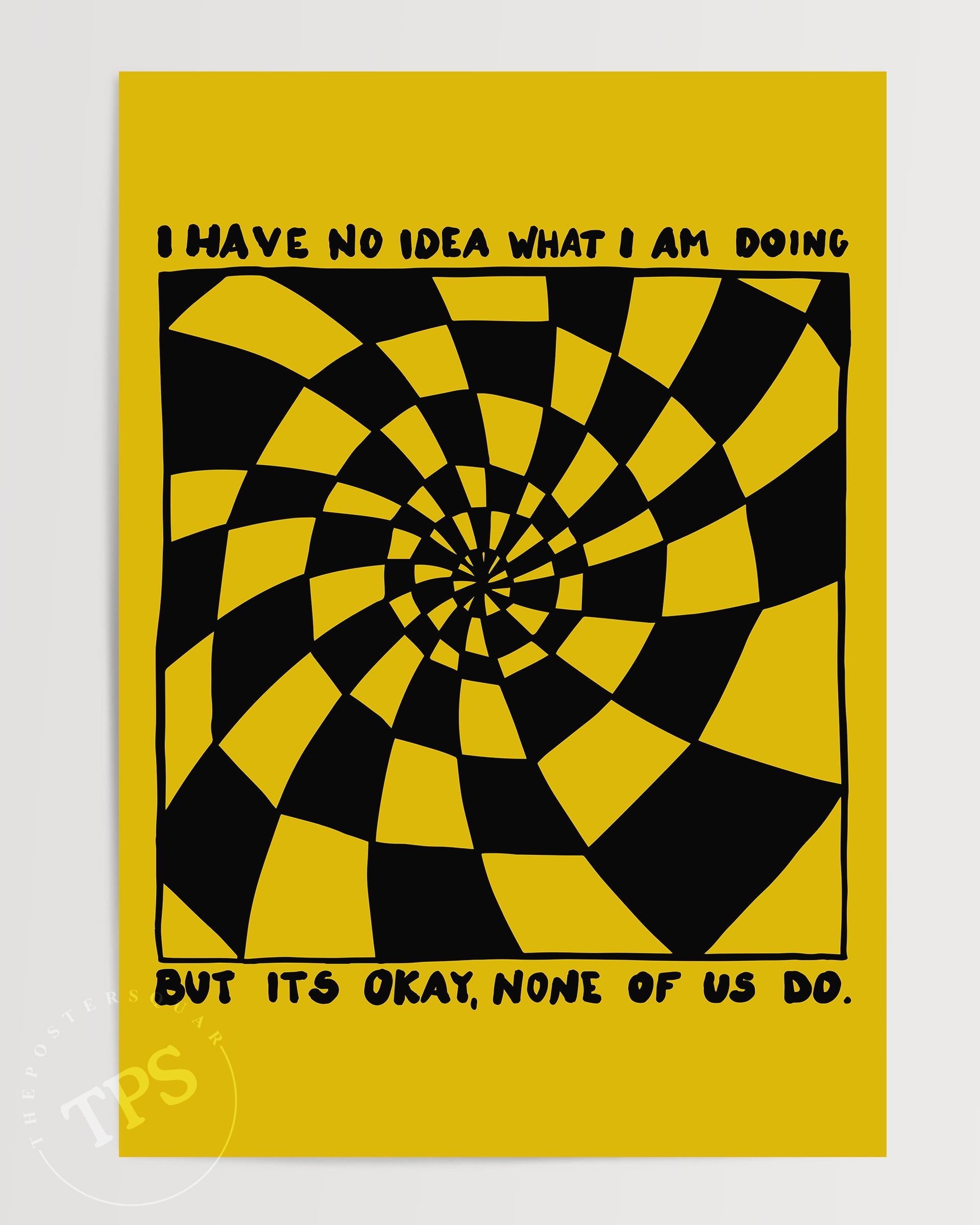 Ne Yaptığım Hakkında Hiçbir Fikrim Yok-poster-Poster Depo