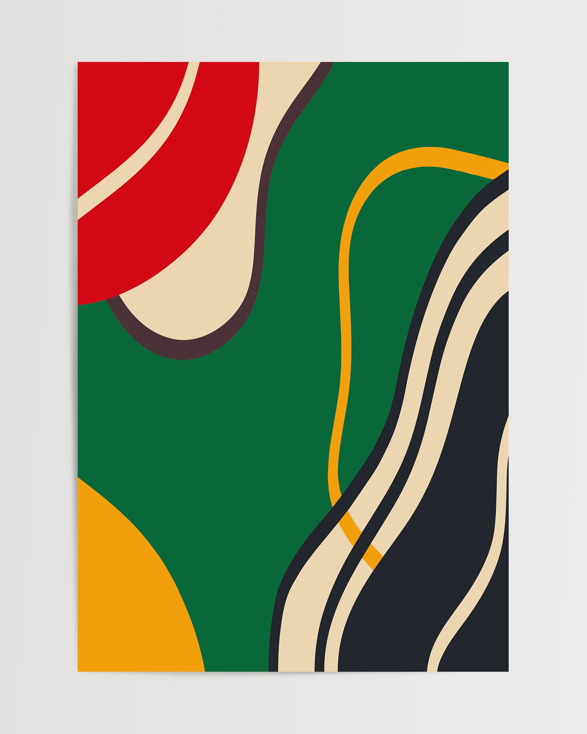 Hue Serisi No.4'ün Akışı-poster-Poster Depo