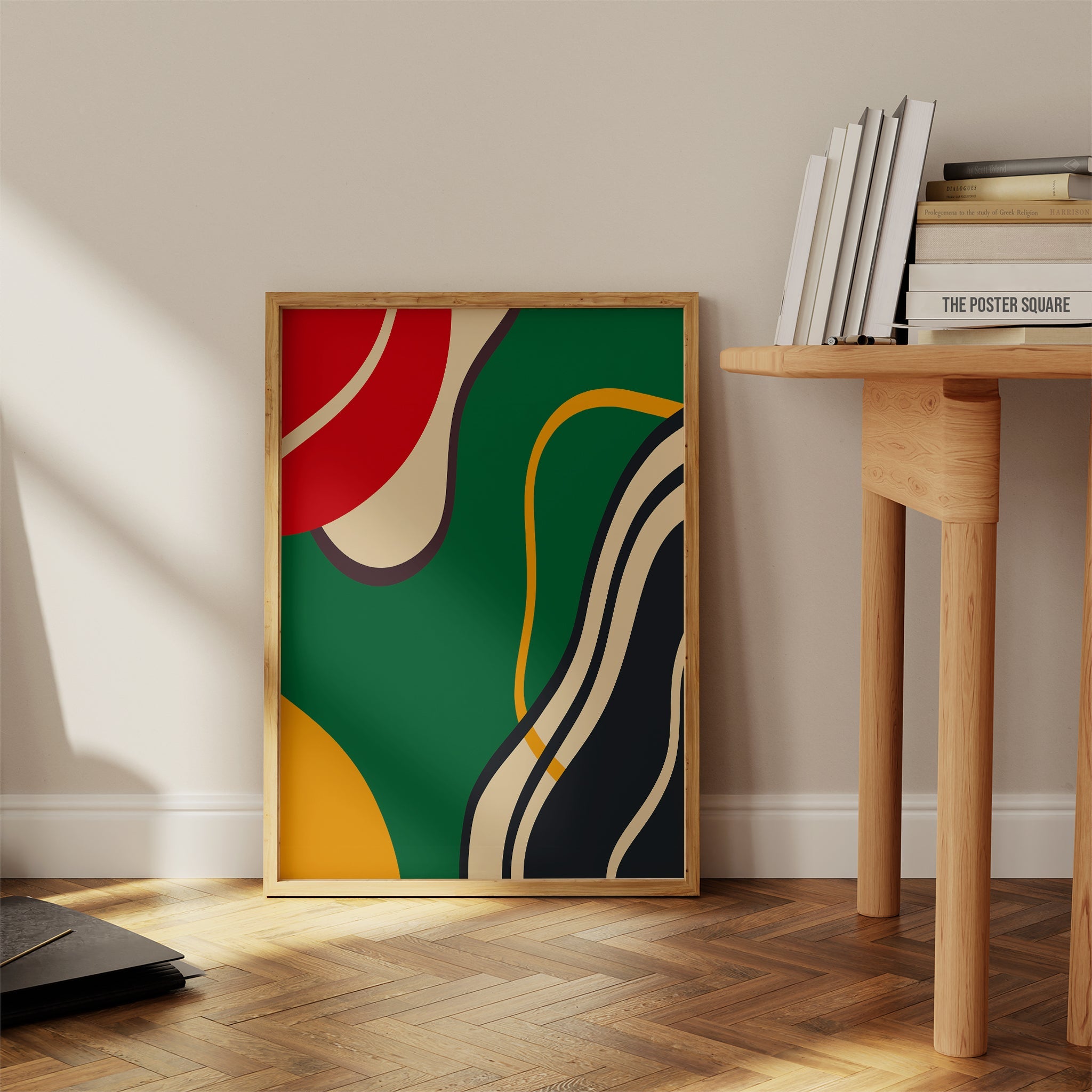 Hue Serisi No.4'ün Akışı-poster-Poster Depo