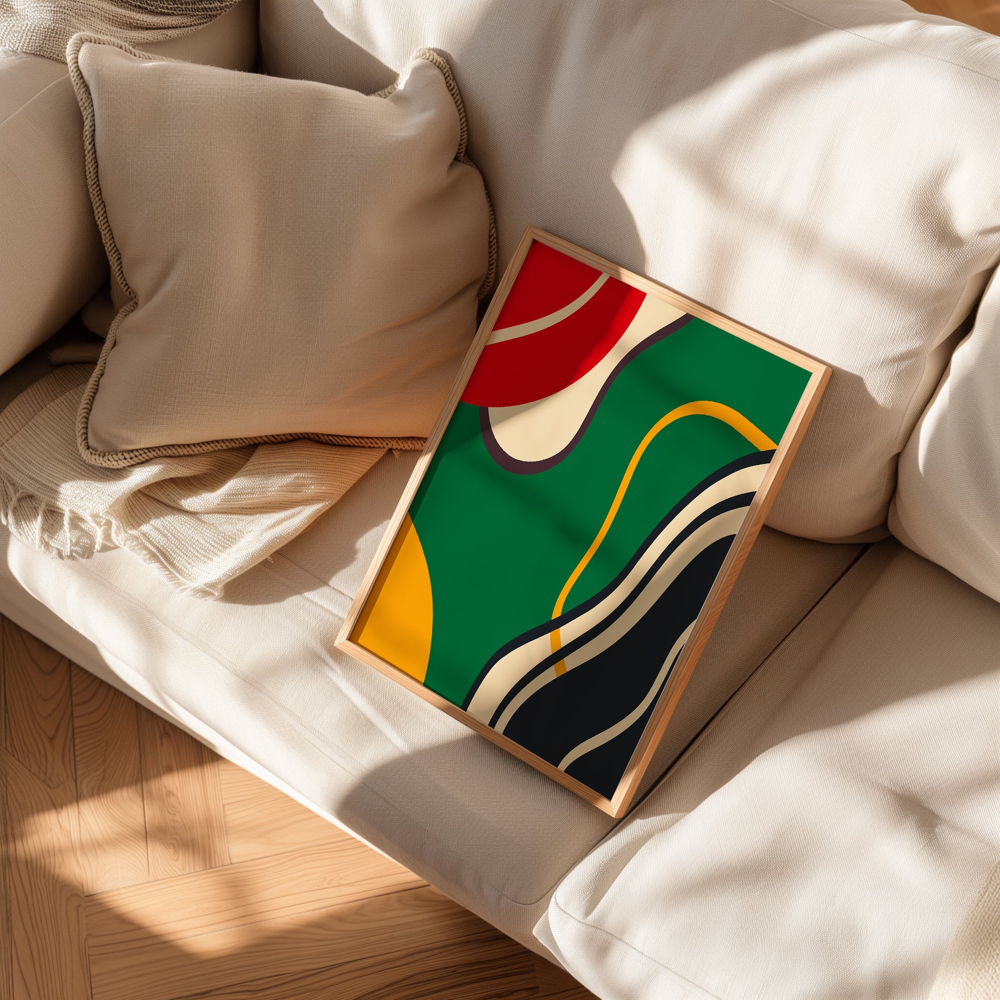 Hue Serisi No.4'ün Akışı-poster-Poster Depo