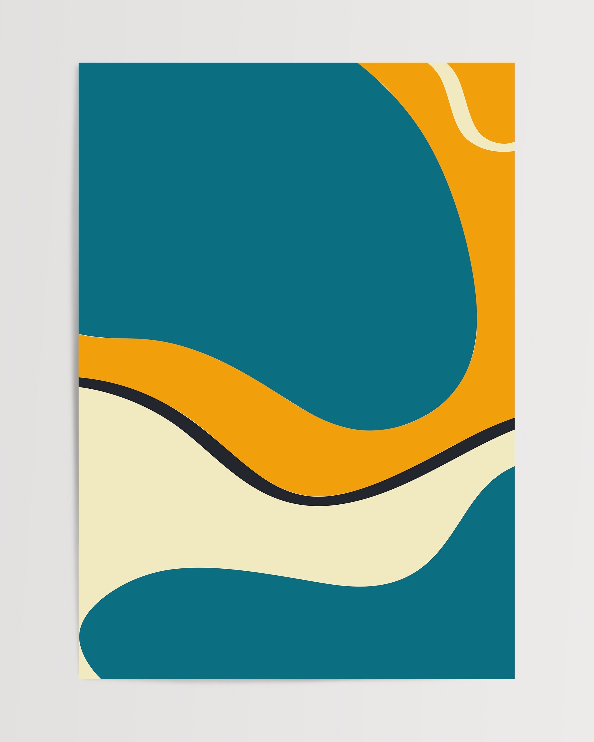 Hue Serisi No.6'nın Akışı-poster-Poster Depo