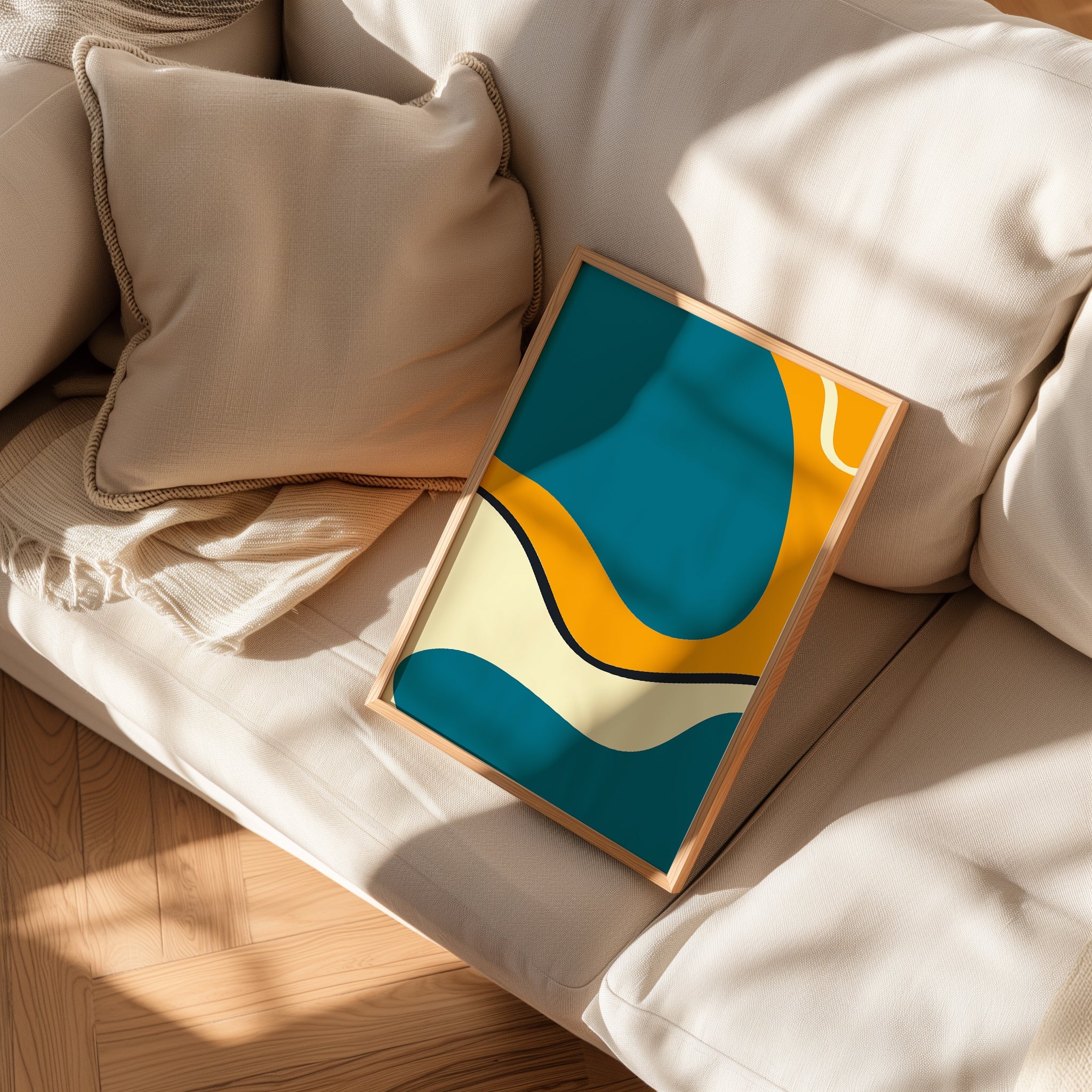 Hue Serisi No.6'nın Akışı-poster-Poster Depo