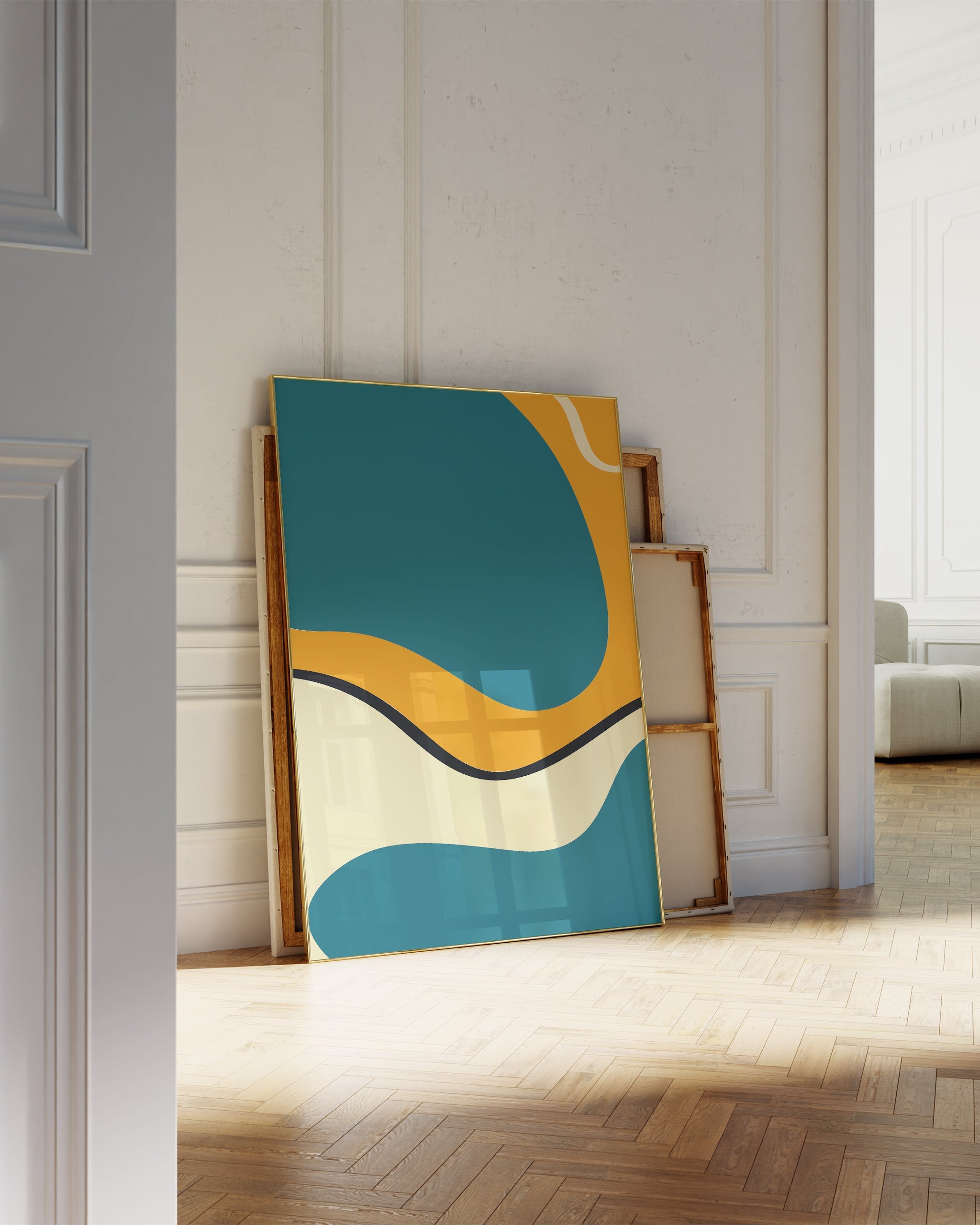 Hue Serisi No.6'nın Akışı-poster-Poster Depo