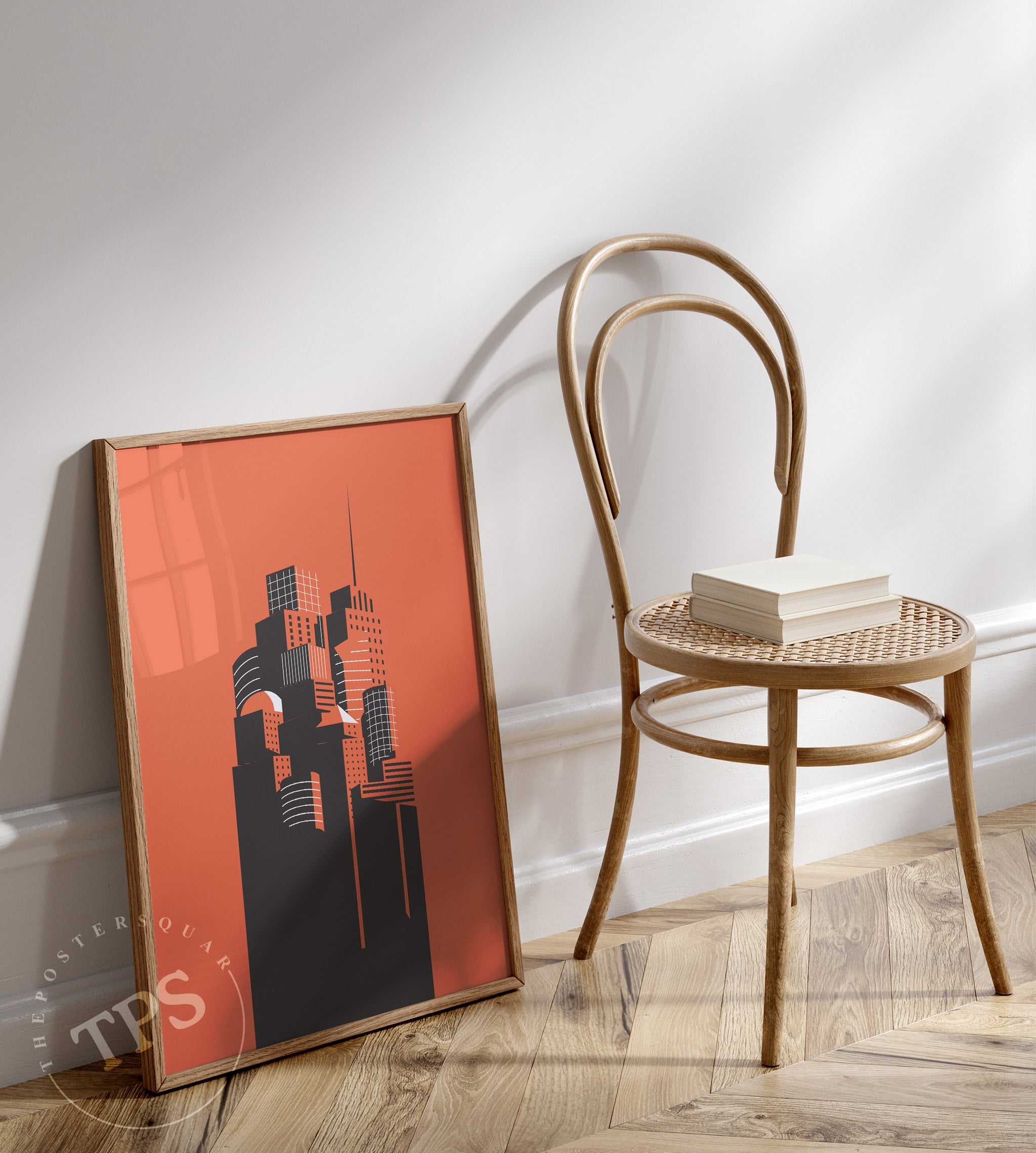 Siluet Şehir-poster-Poster Depo