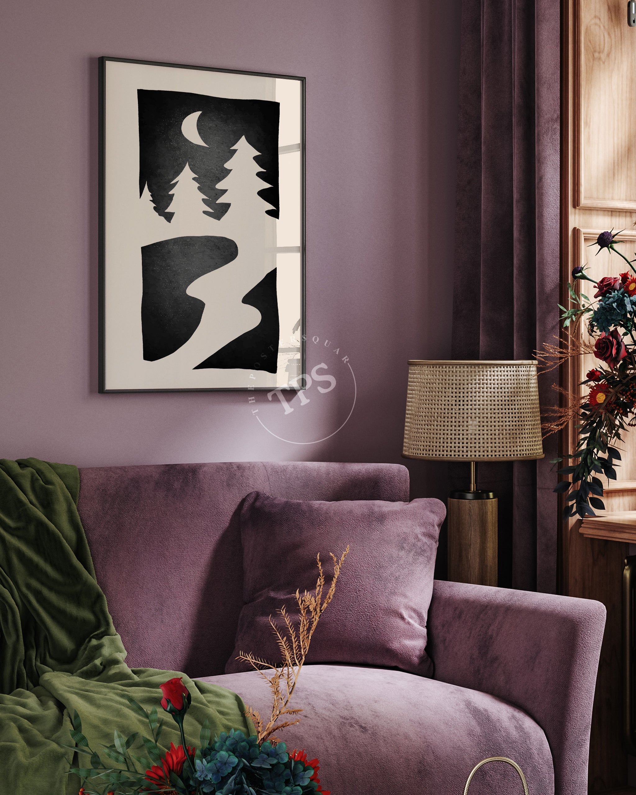 Ay Işığı Çamları-poster-Poster Depo