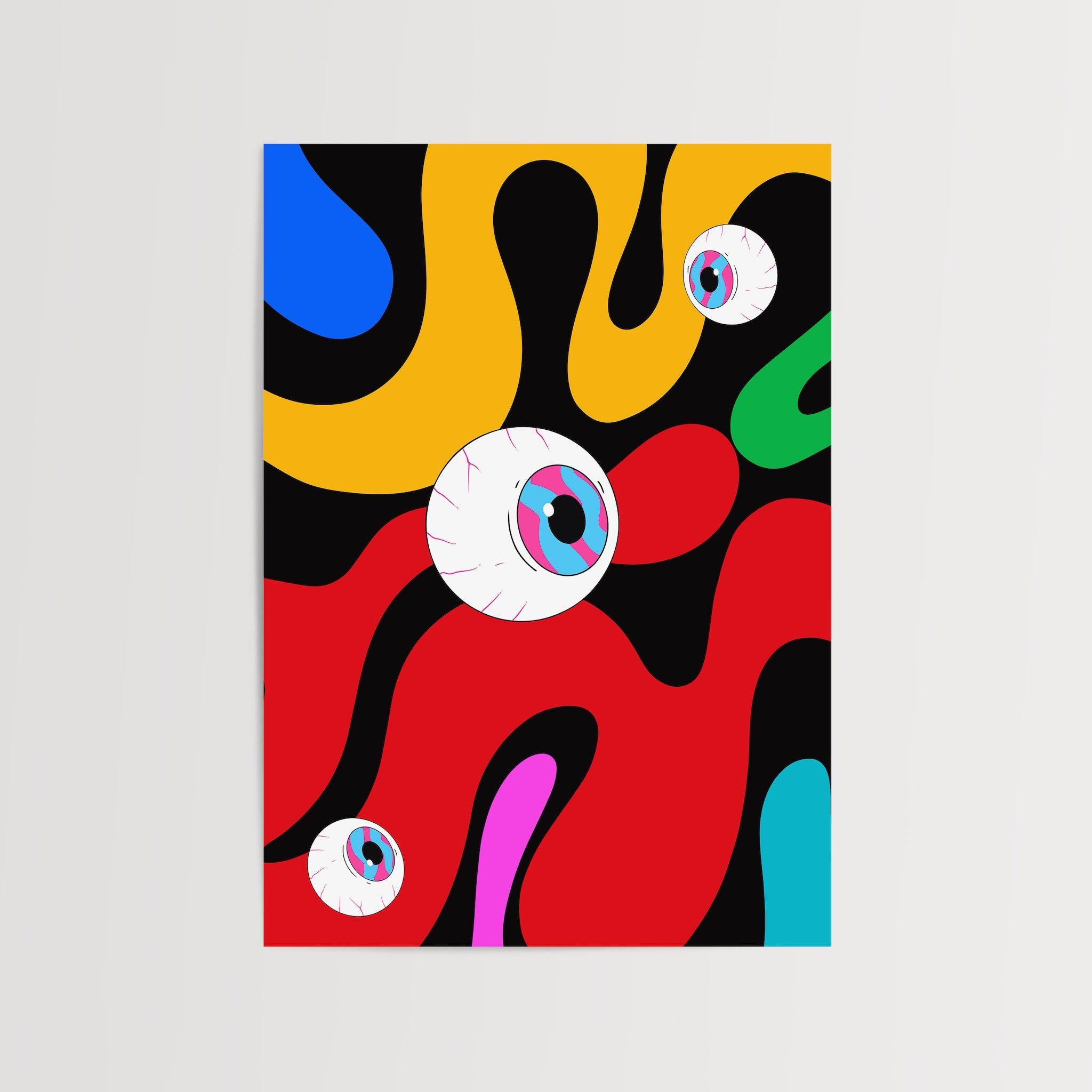 Trippy Eye Vibes-poster-Poster Depo