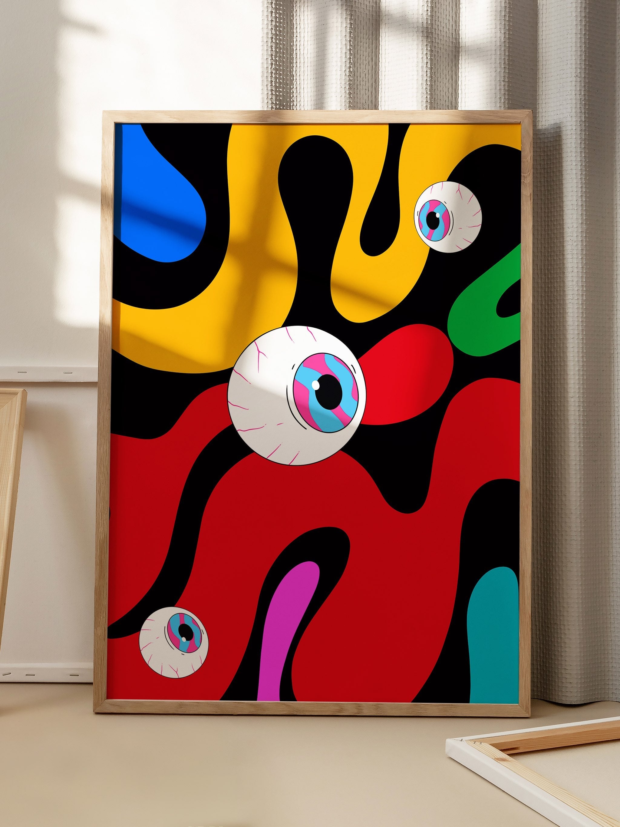 Trippy Eye Vibes-poster-Poster Depo