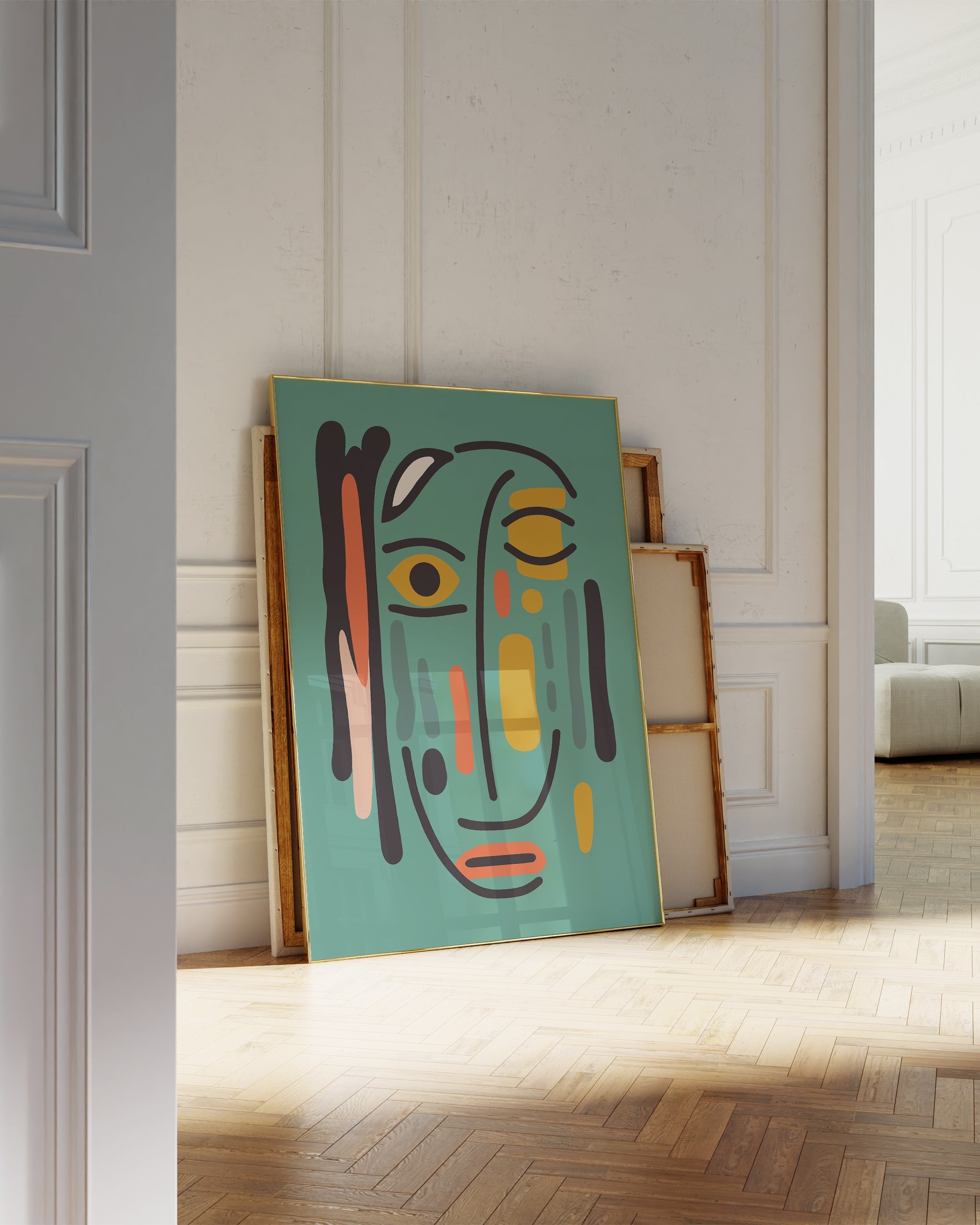 Eklektik Soyut Ruh Halleri No.4-poster-Poster Depo