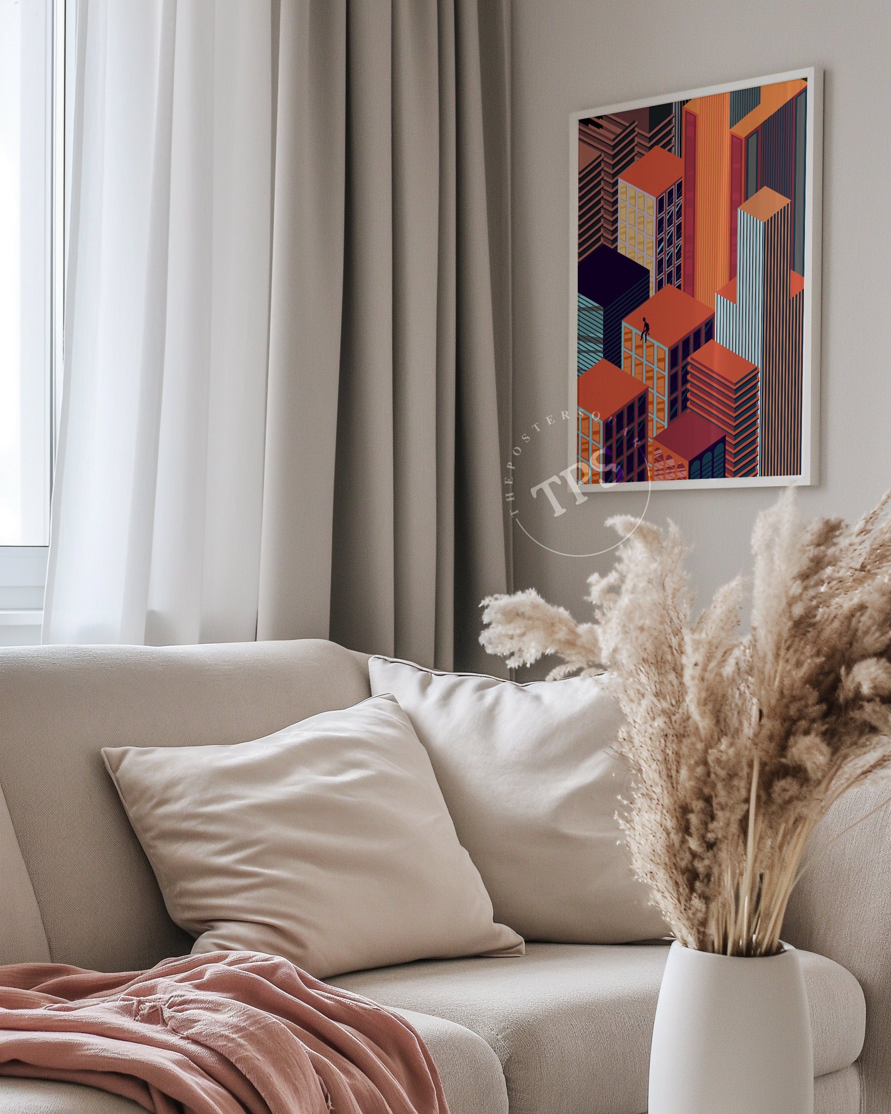 Canlı Metropolis-poster-Poster Depo