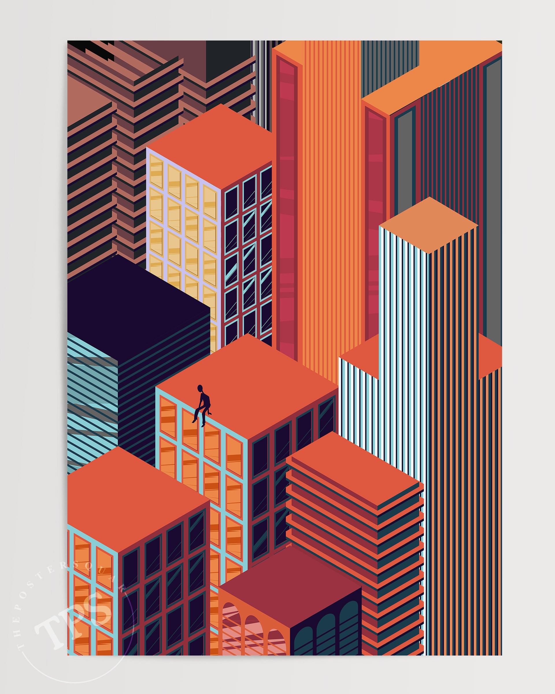 Canlı Metropolis-poster-Poster Depo