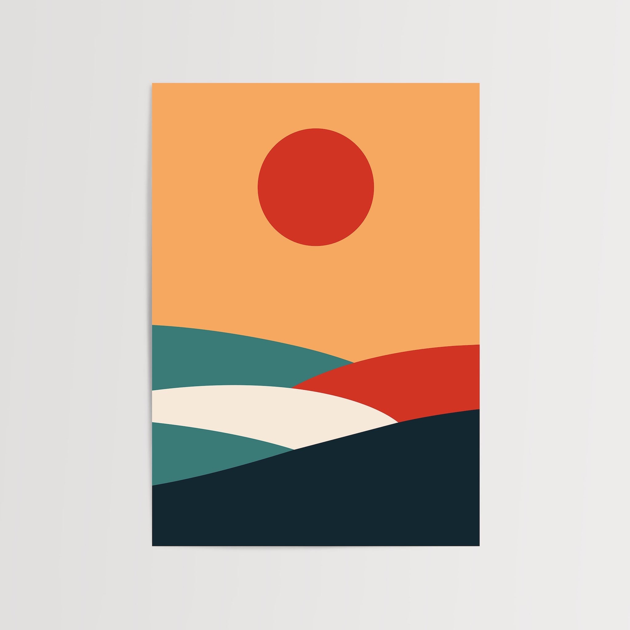 Kızıl Güneş-poster-Poster Depo