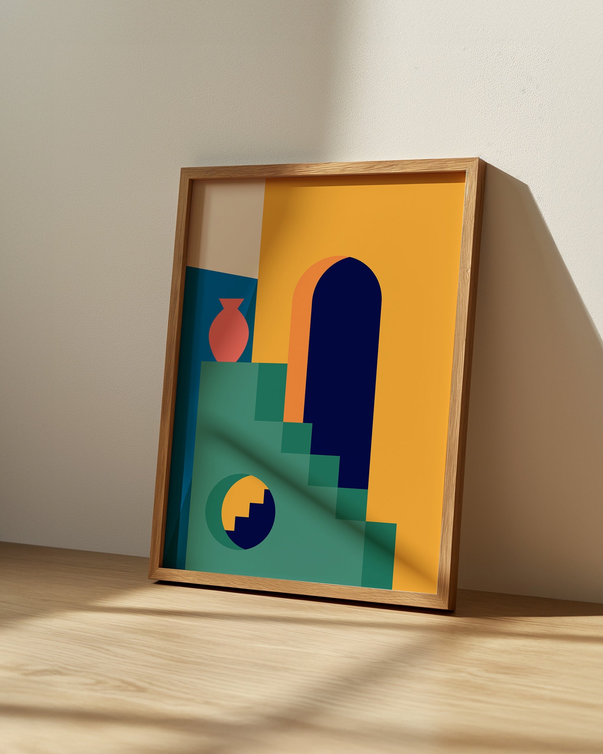 Kübist Mimari No.2-poster-Poster Depo