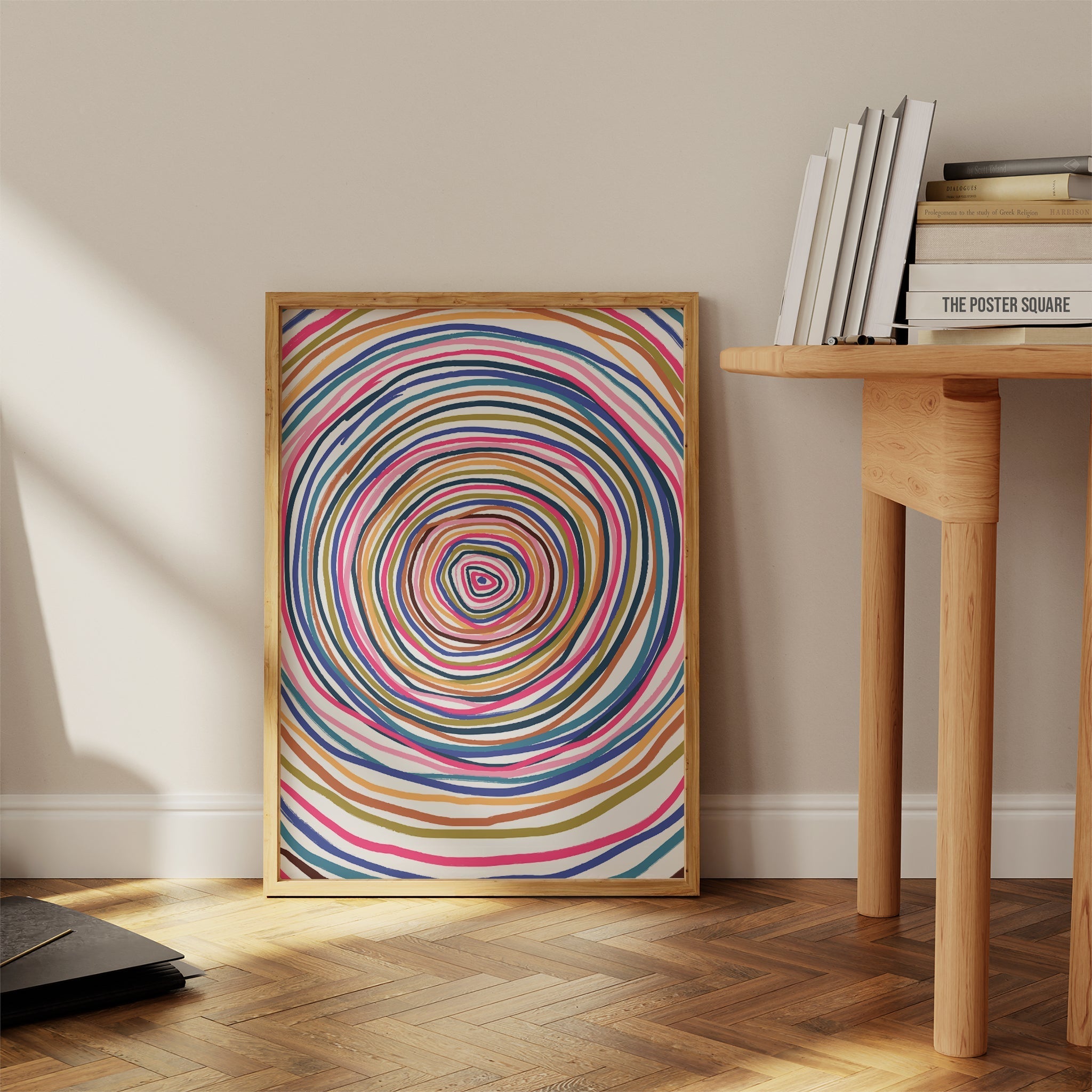 Konsantrik çizgiler No.2-poster-Poster Depo