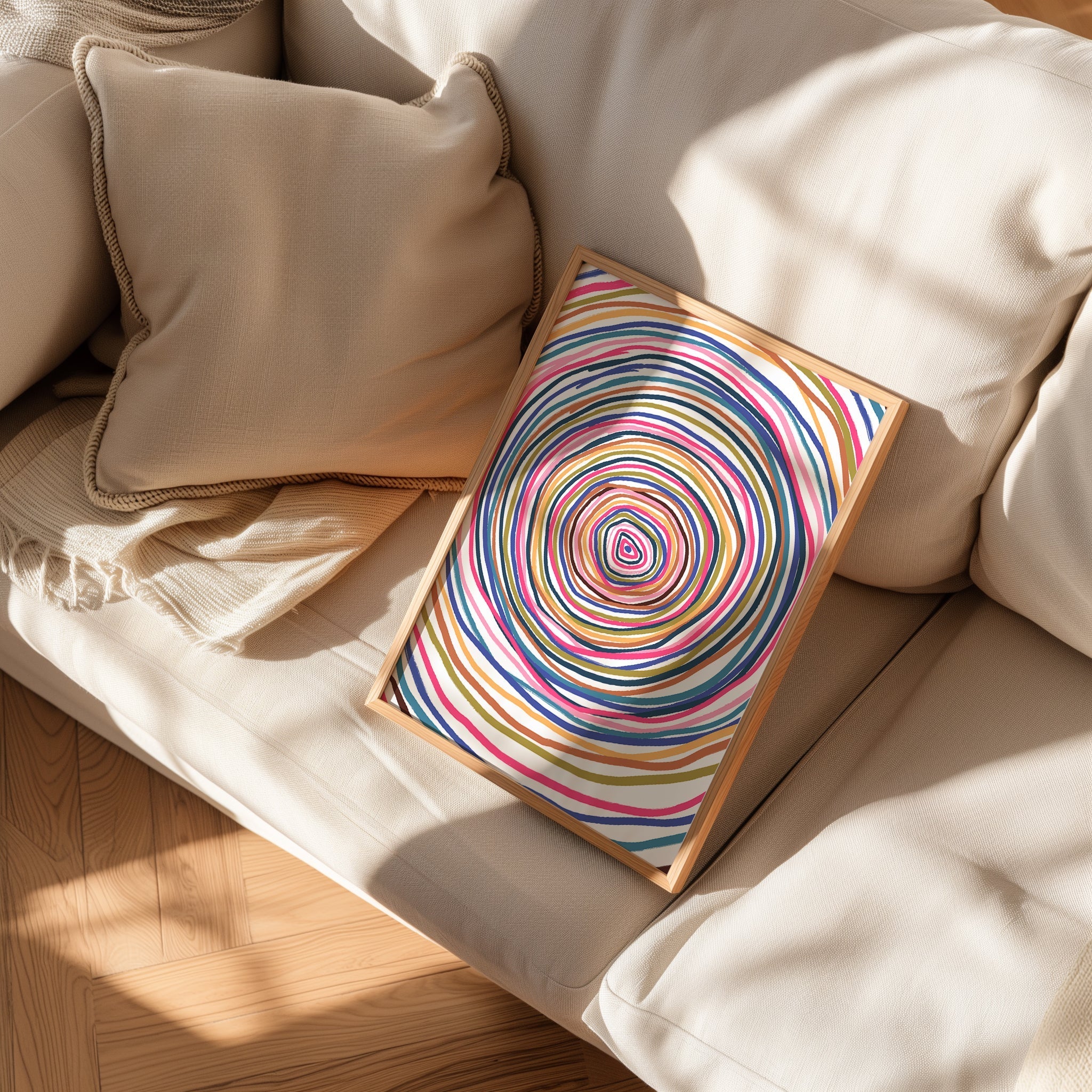 Konsantrik çizgiler No.2-poster-Poster Depo