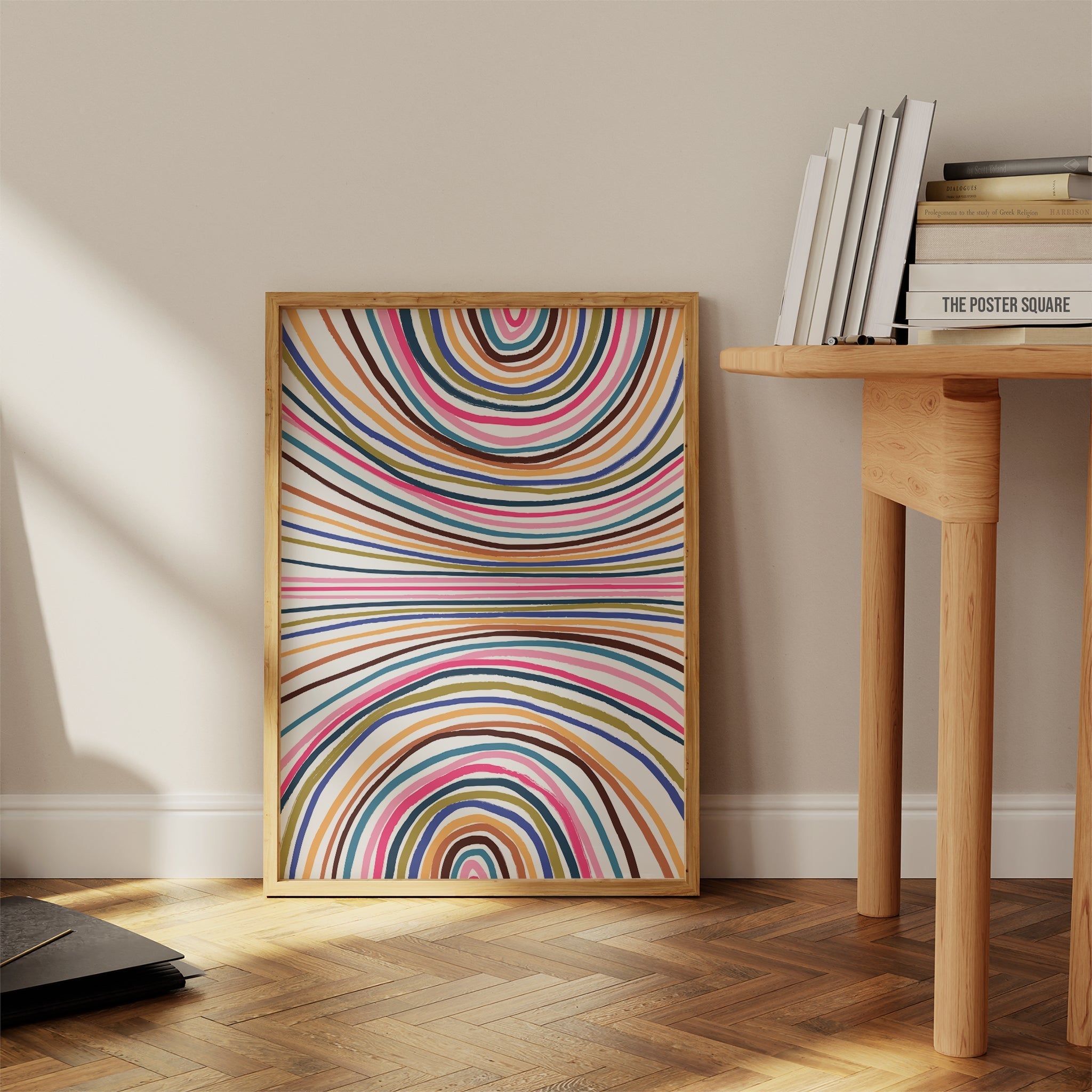 Eşmerkezli Çizgiler No.3-poster-Poster Depo