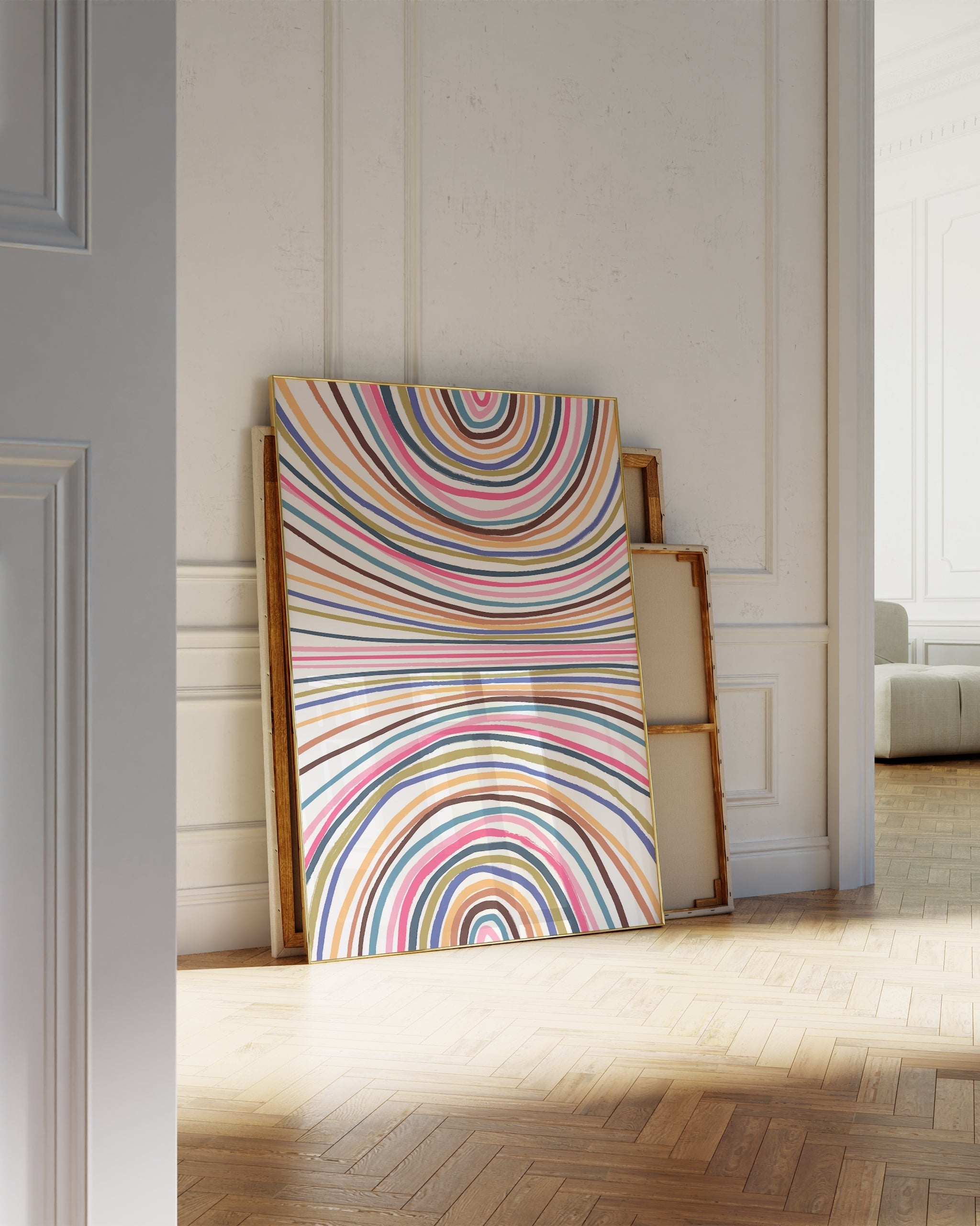 Eşmerkezli Çizgiler No.3-poster-Poster Depo