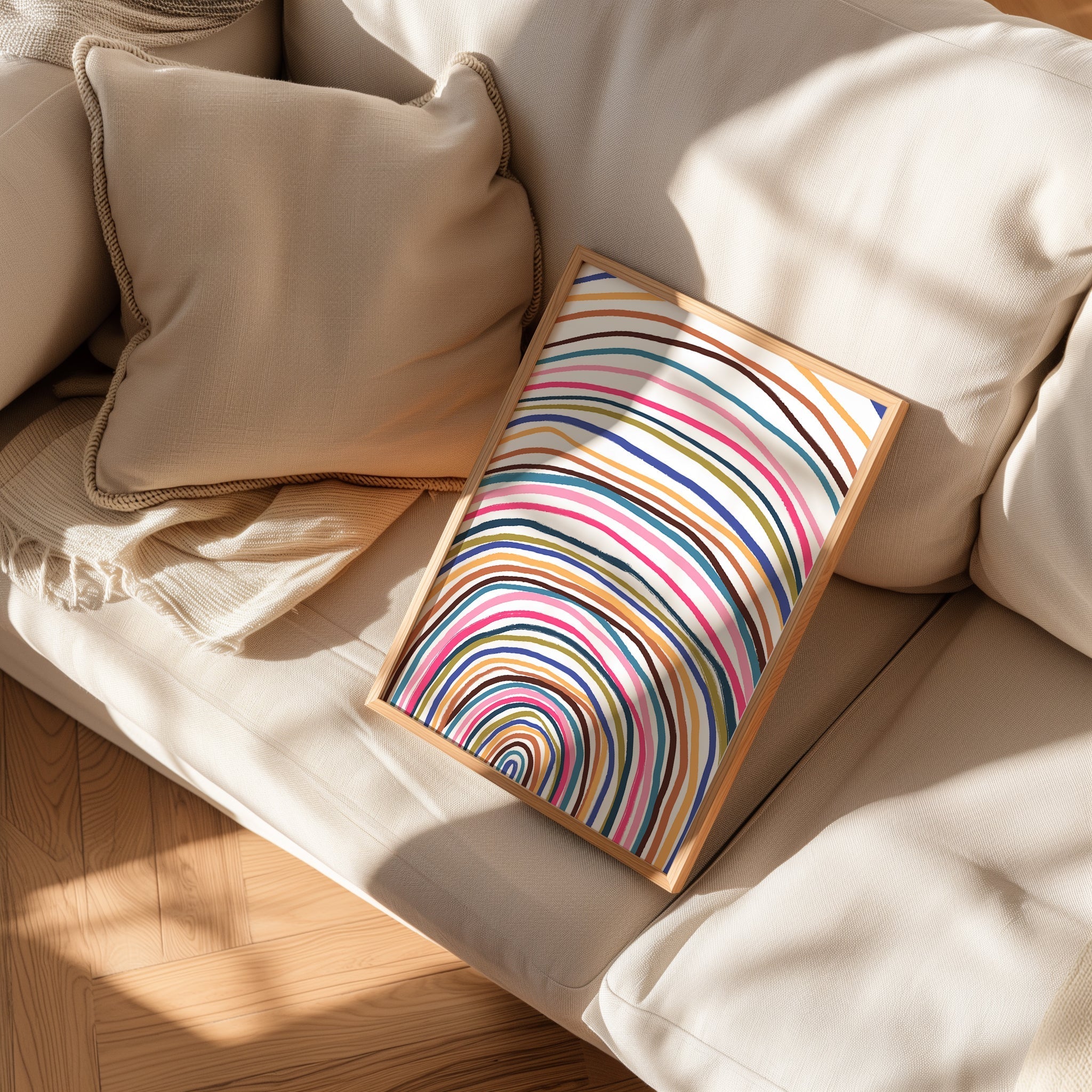 Konsantrik çizgiler No.4-poster-Poster Depo