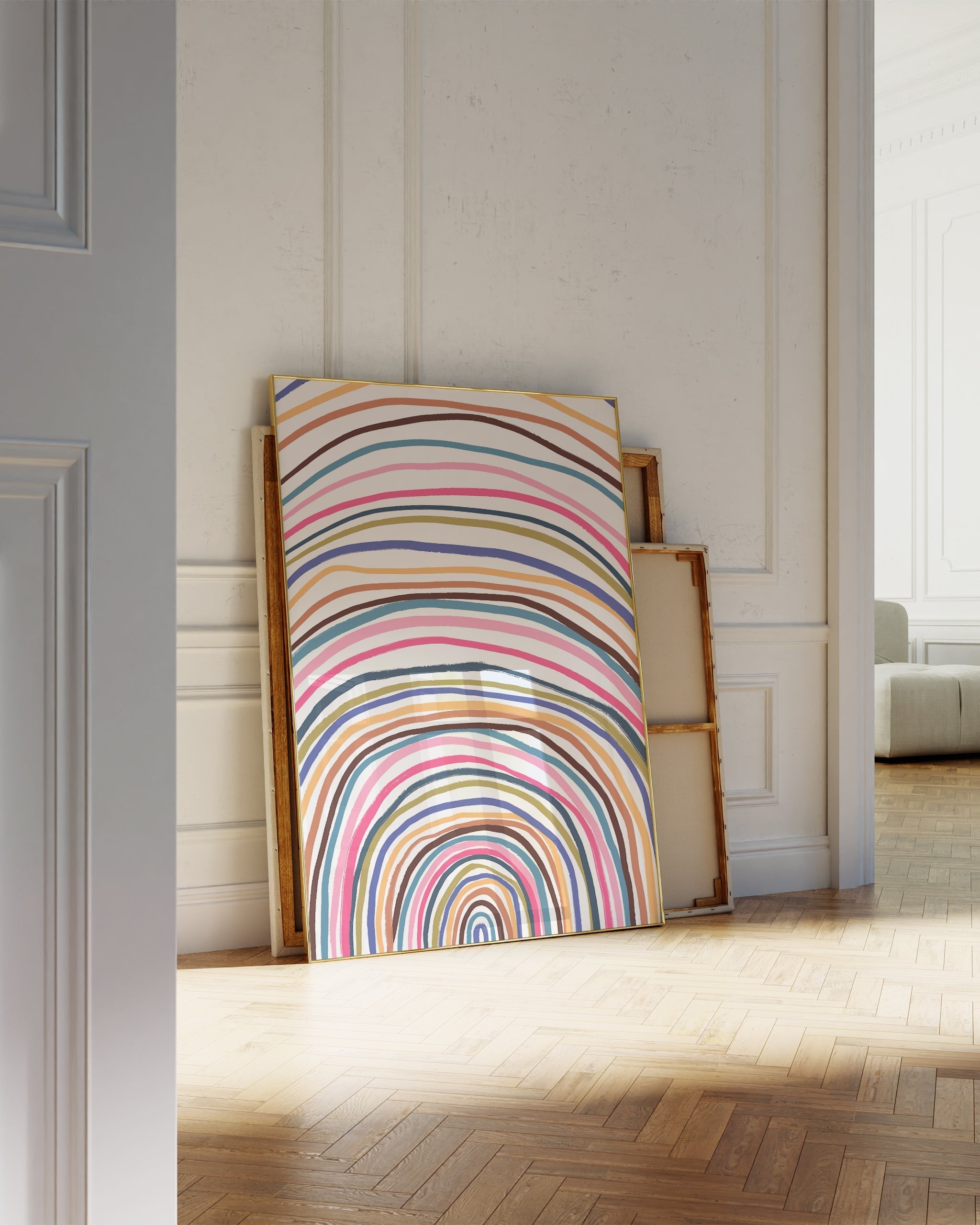 Konsantrik çizgiler No.4-poster-Poster Depo