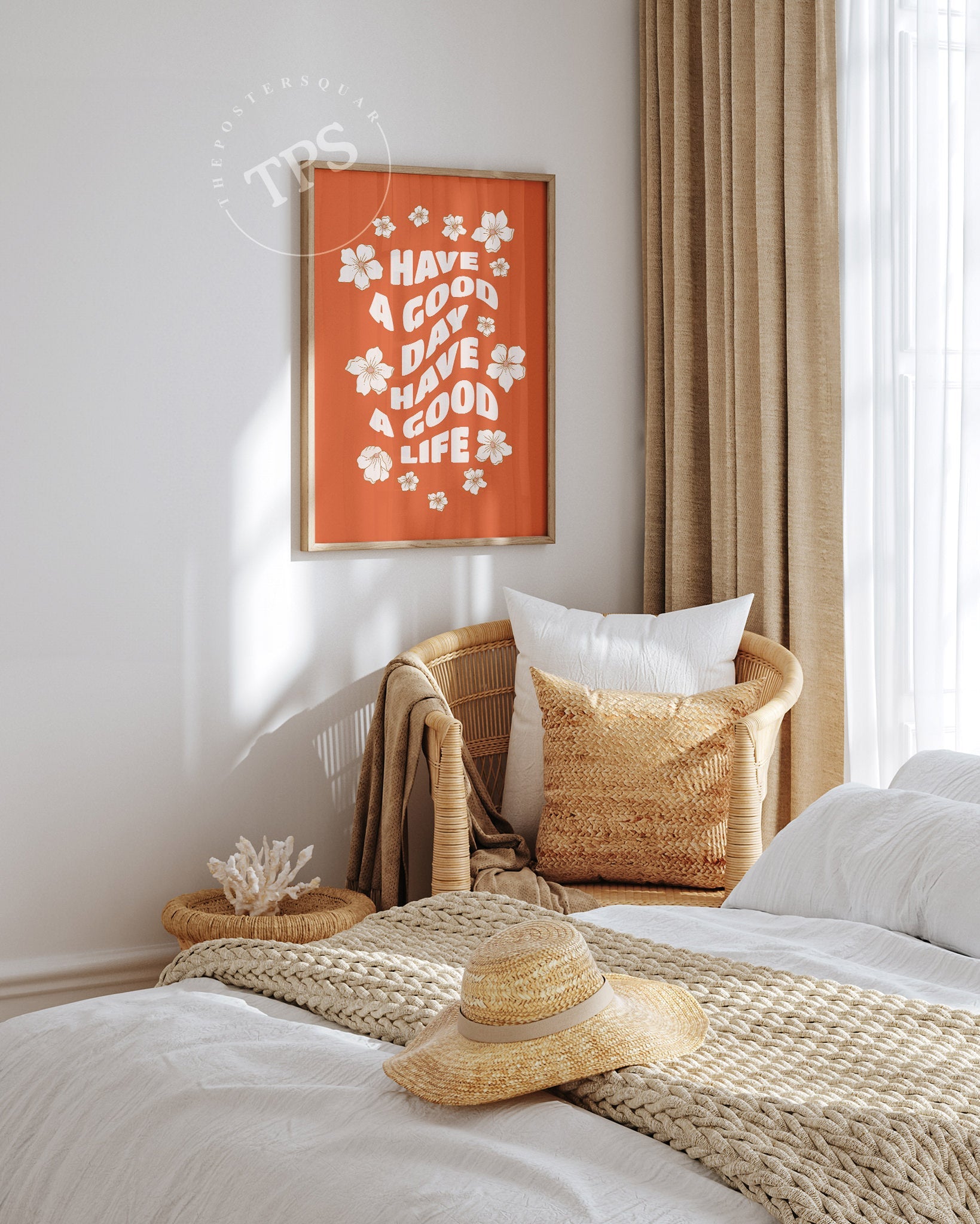 İyi Bir Gün Geçir İyi Bir Hayatın Olsun-poster-Poster Depo