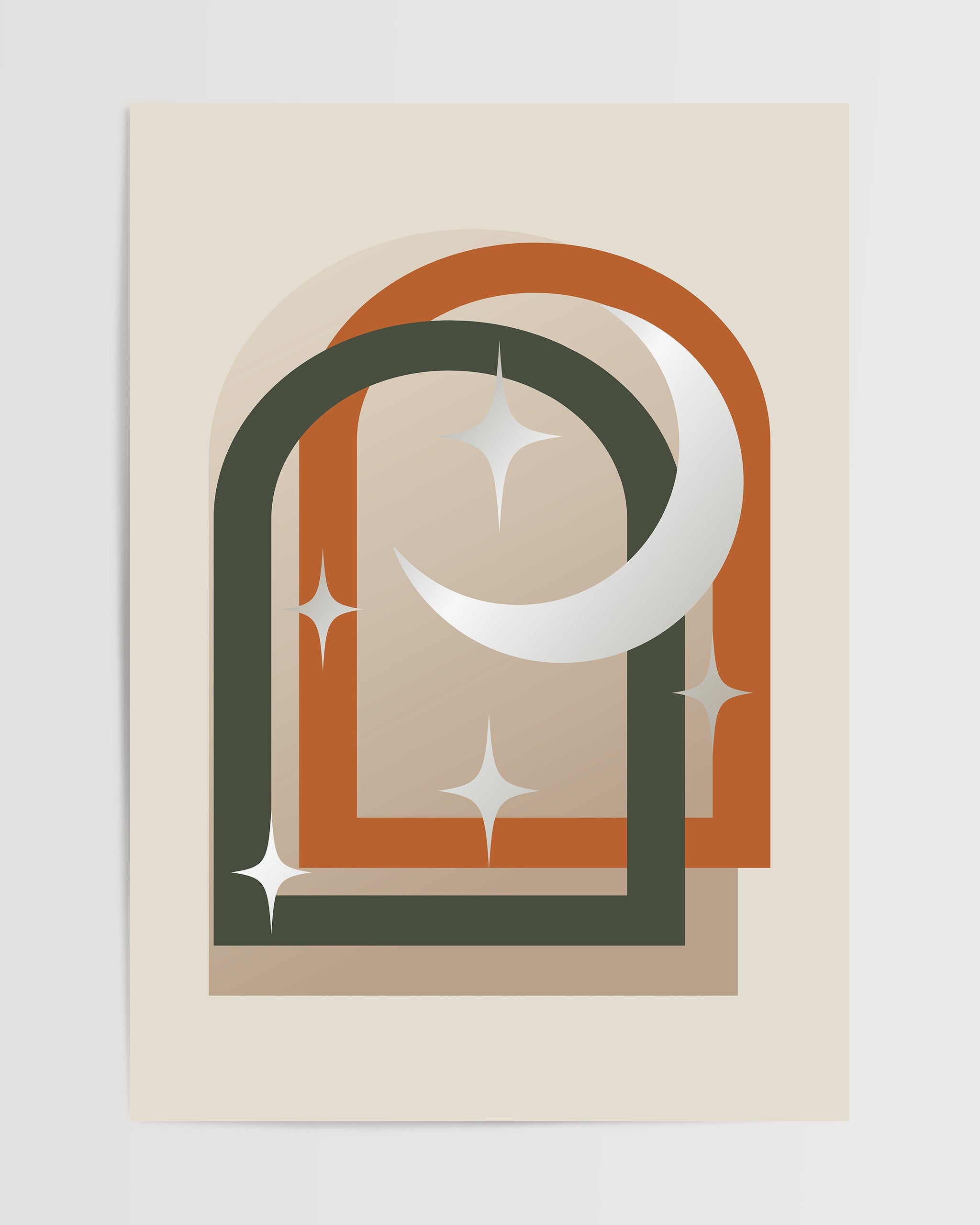 Geometrik Rüya Manzarası-poster-Poster Depo