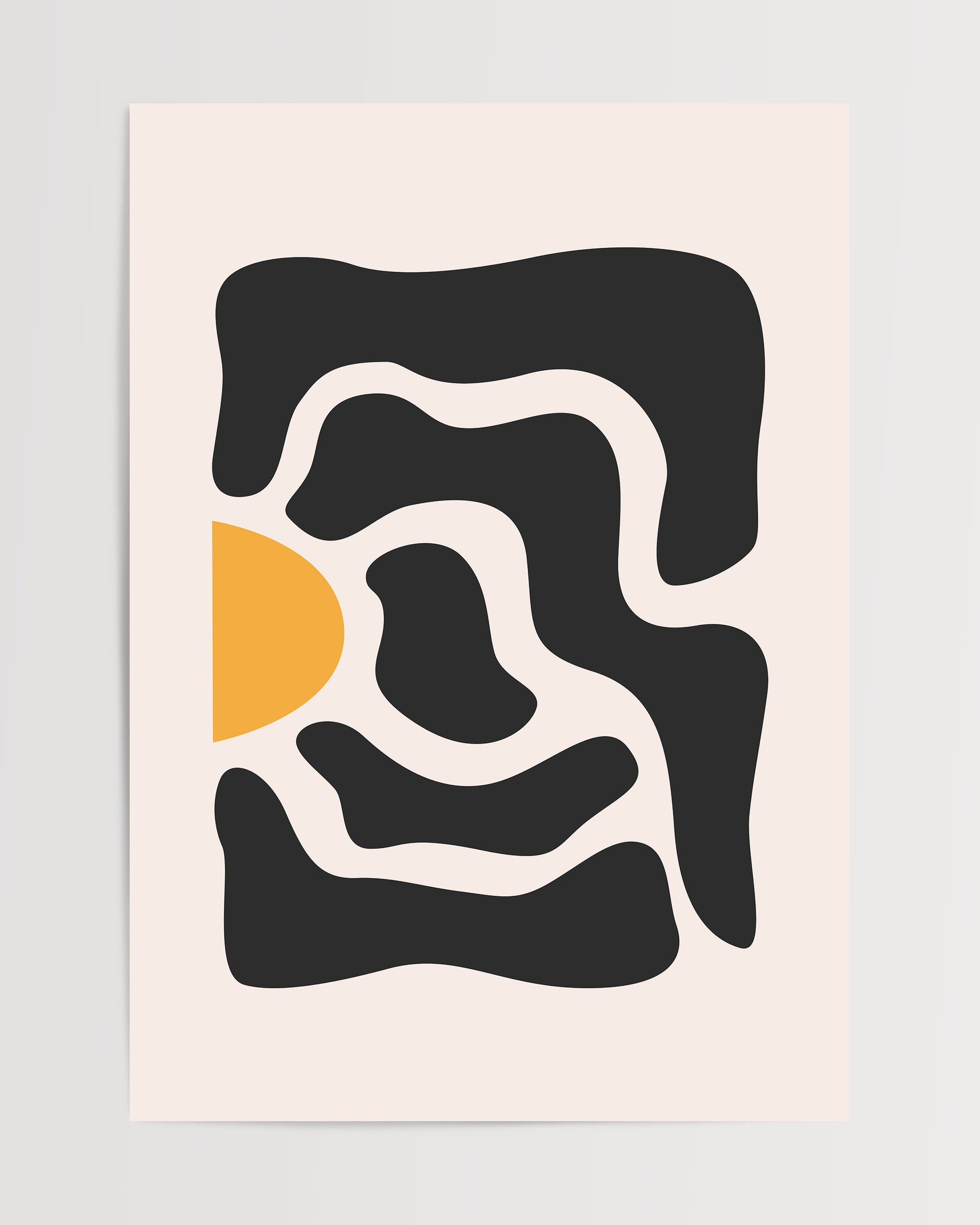 Tek Renkli Tutulma No.4-poster-Poster Depo