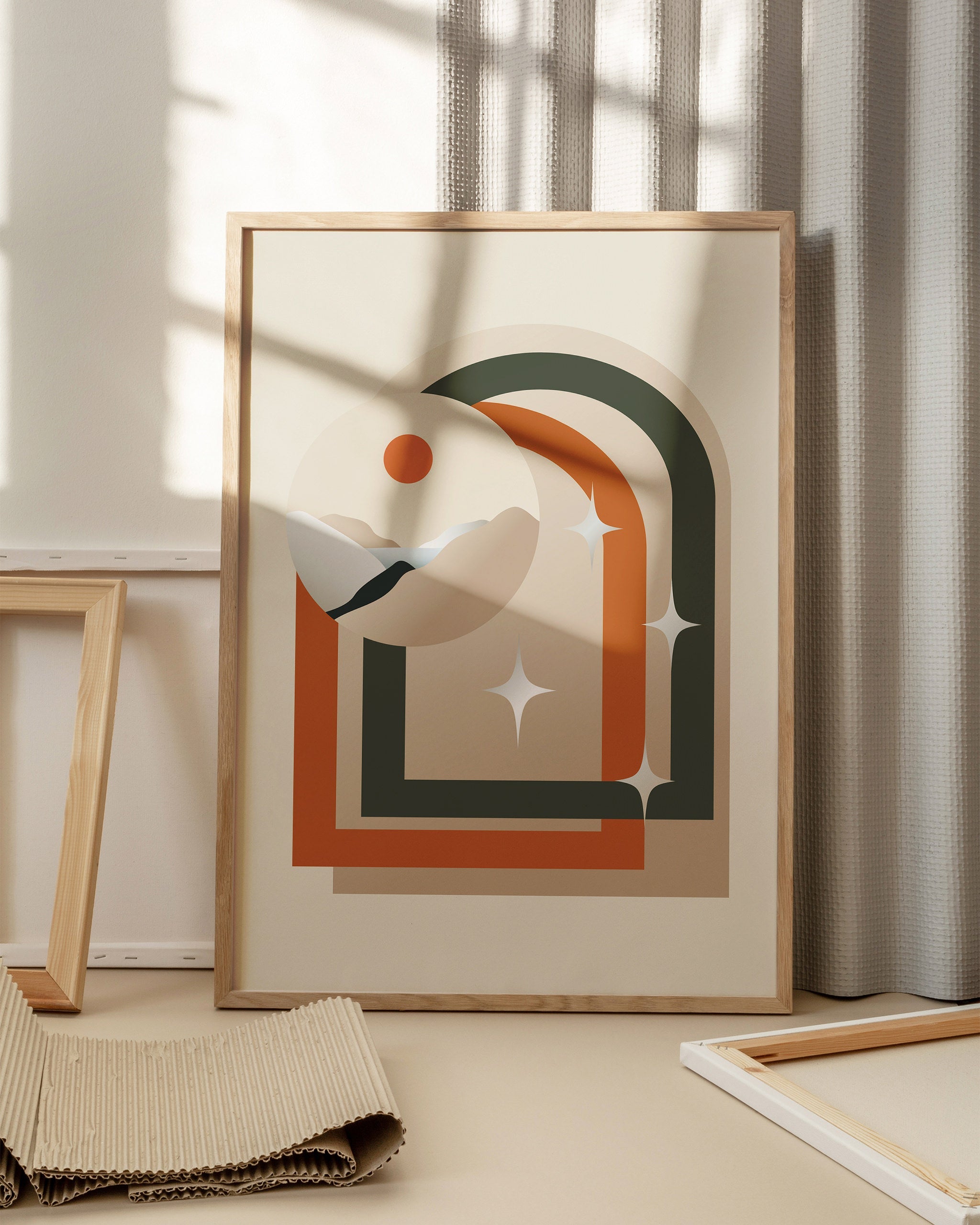 Gün Batımı Simetri Destanı-poster-Poster Depo