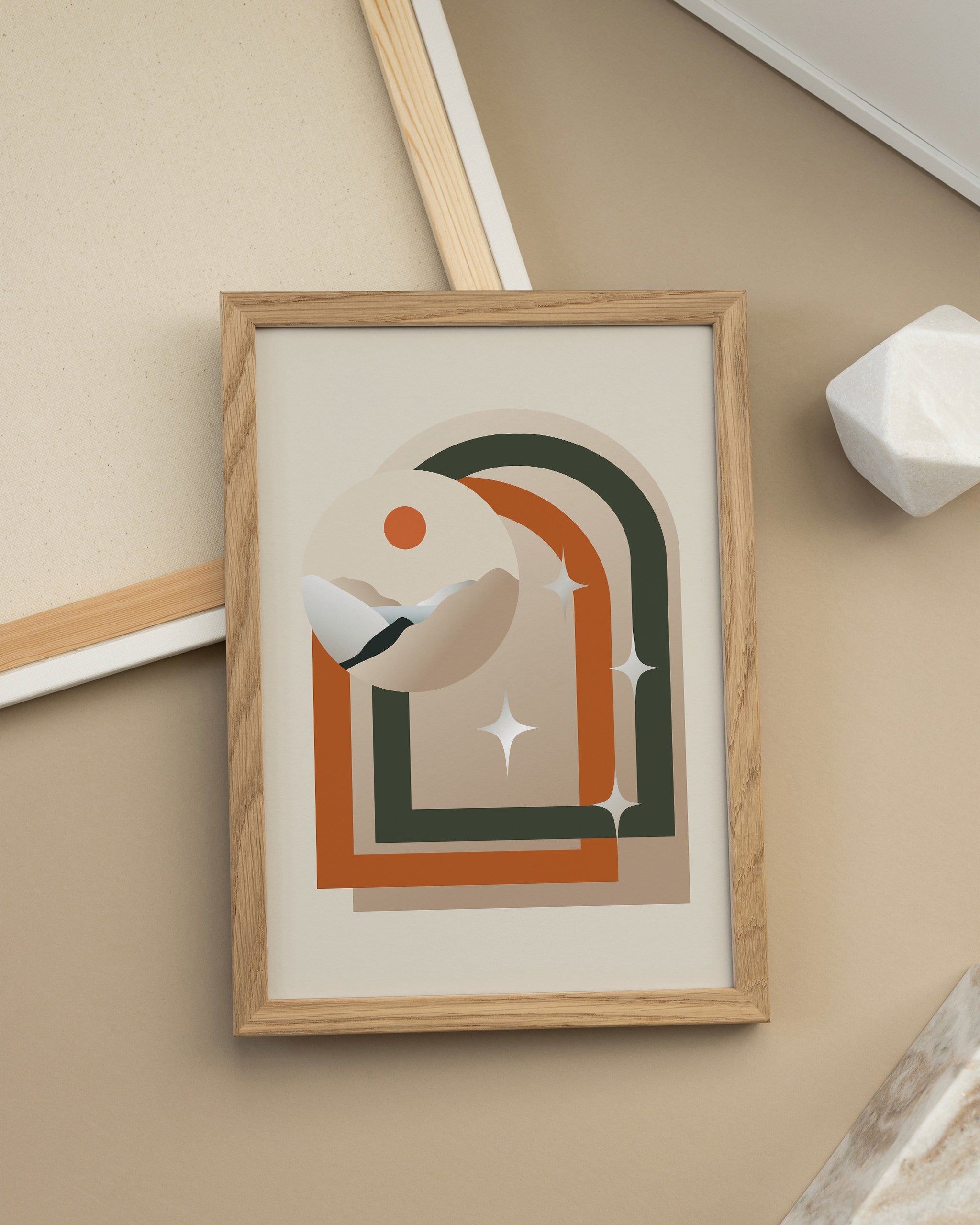 Gün Batımı Simetri Destanı-poster-Poster Depo