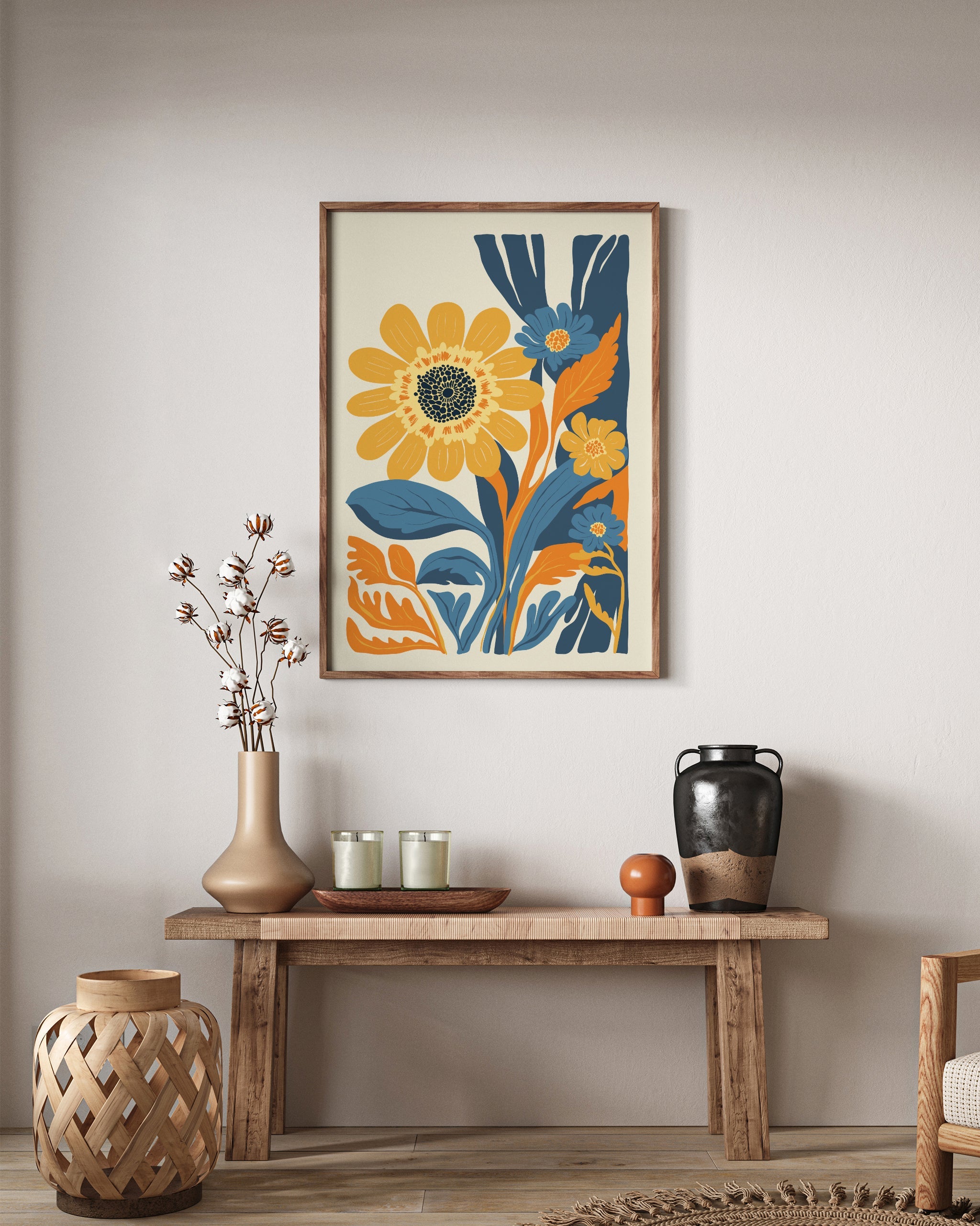 Çiçekli Charm No.3-poster-Poster Depo