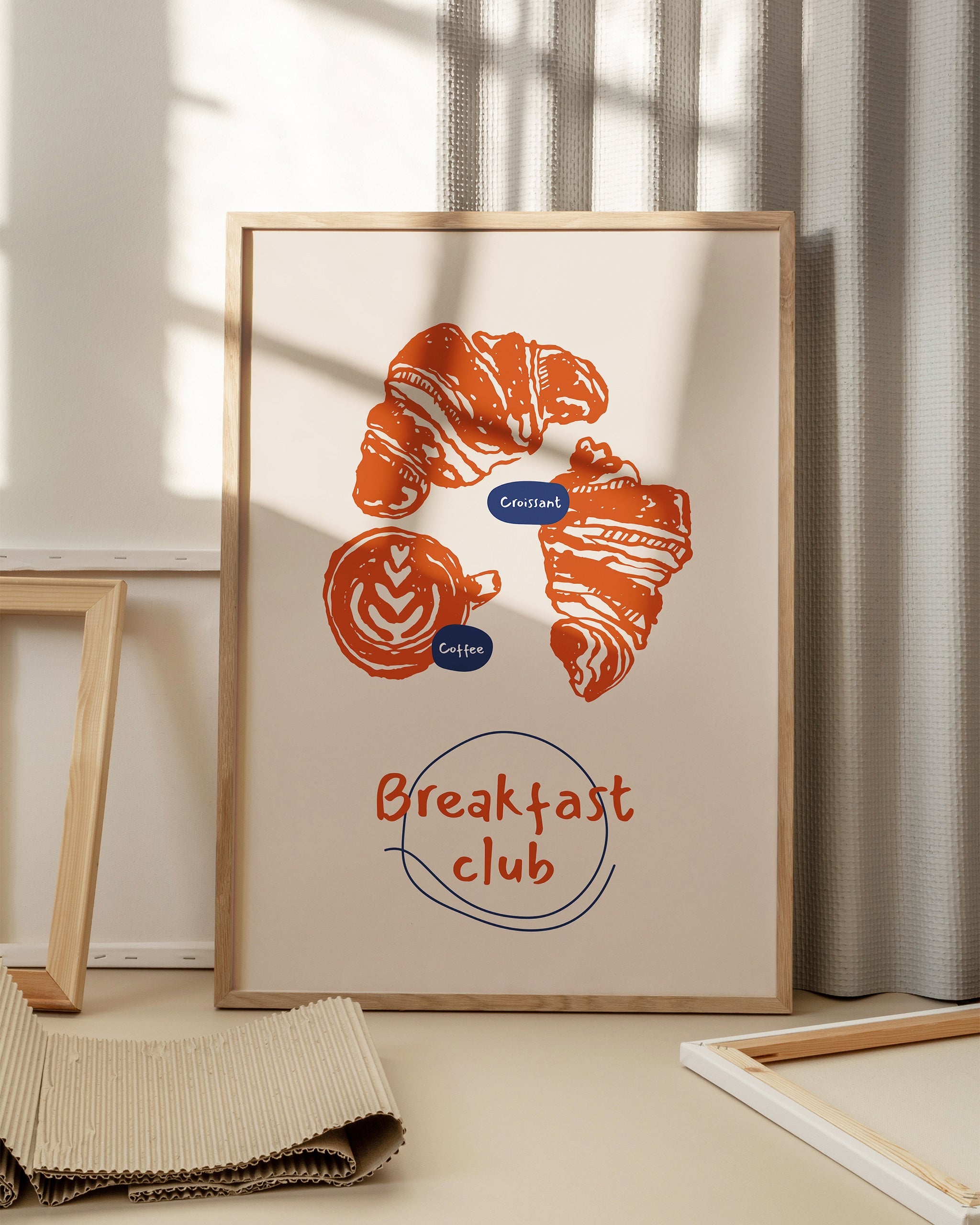 Kruvasan ve Kahve Charm-poster-Poster Depo