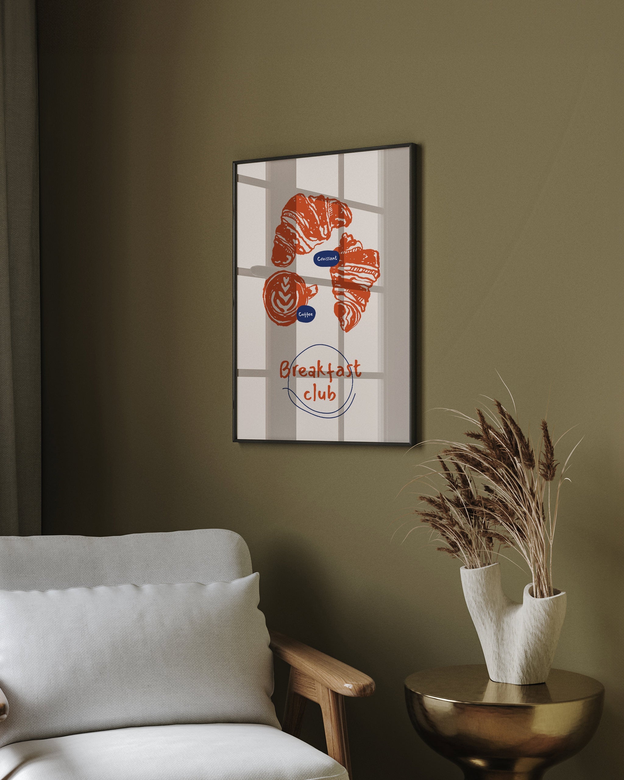 Kruvasan ve Kahve Charm-poster-Poster Depo