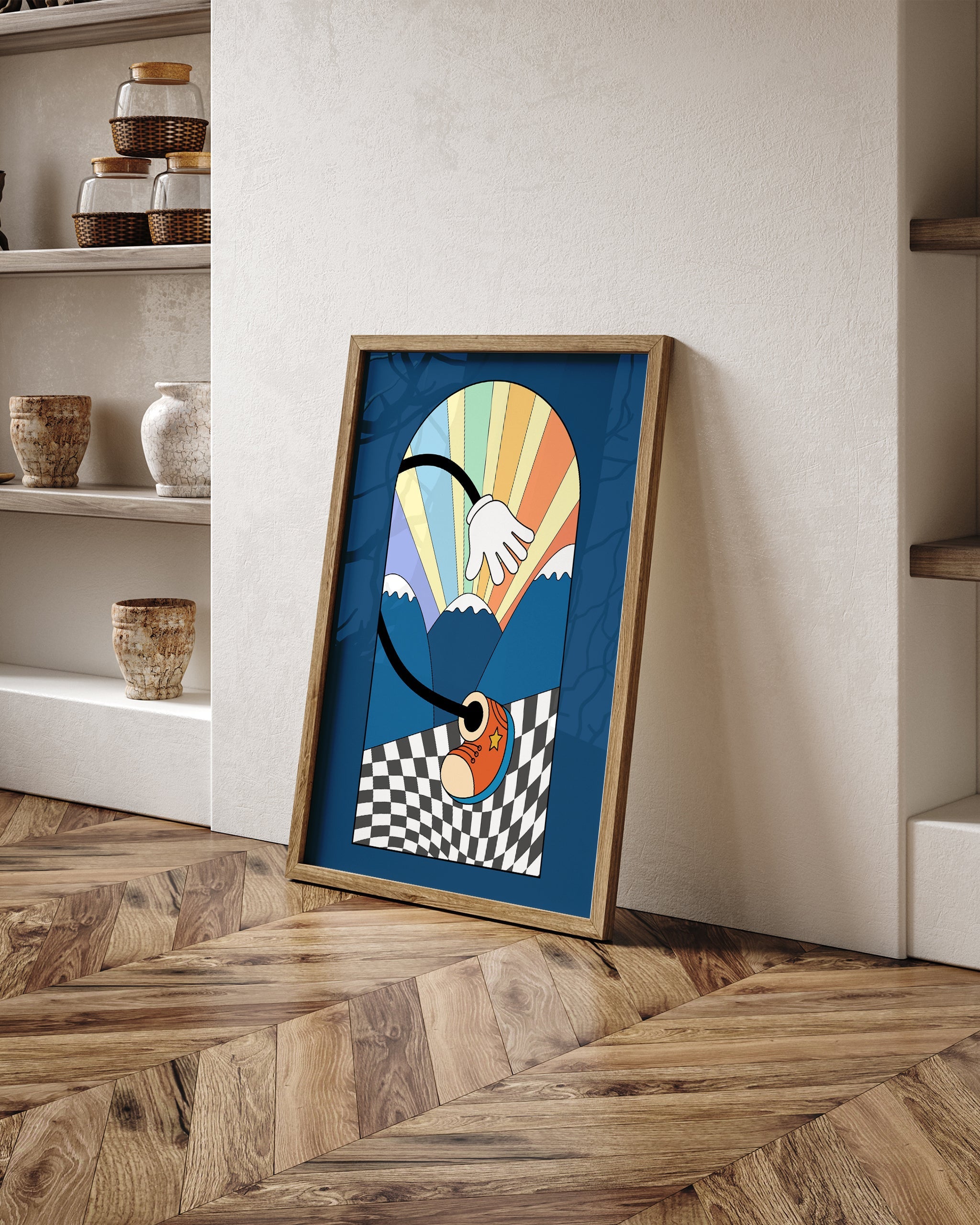 Groovy Yürüyüş-poster-Poster Depo