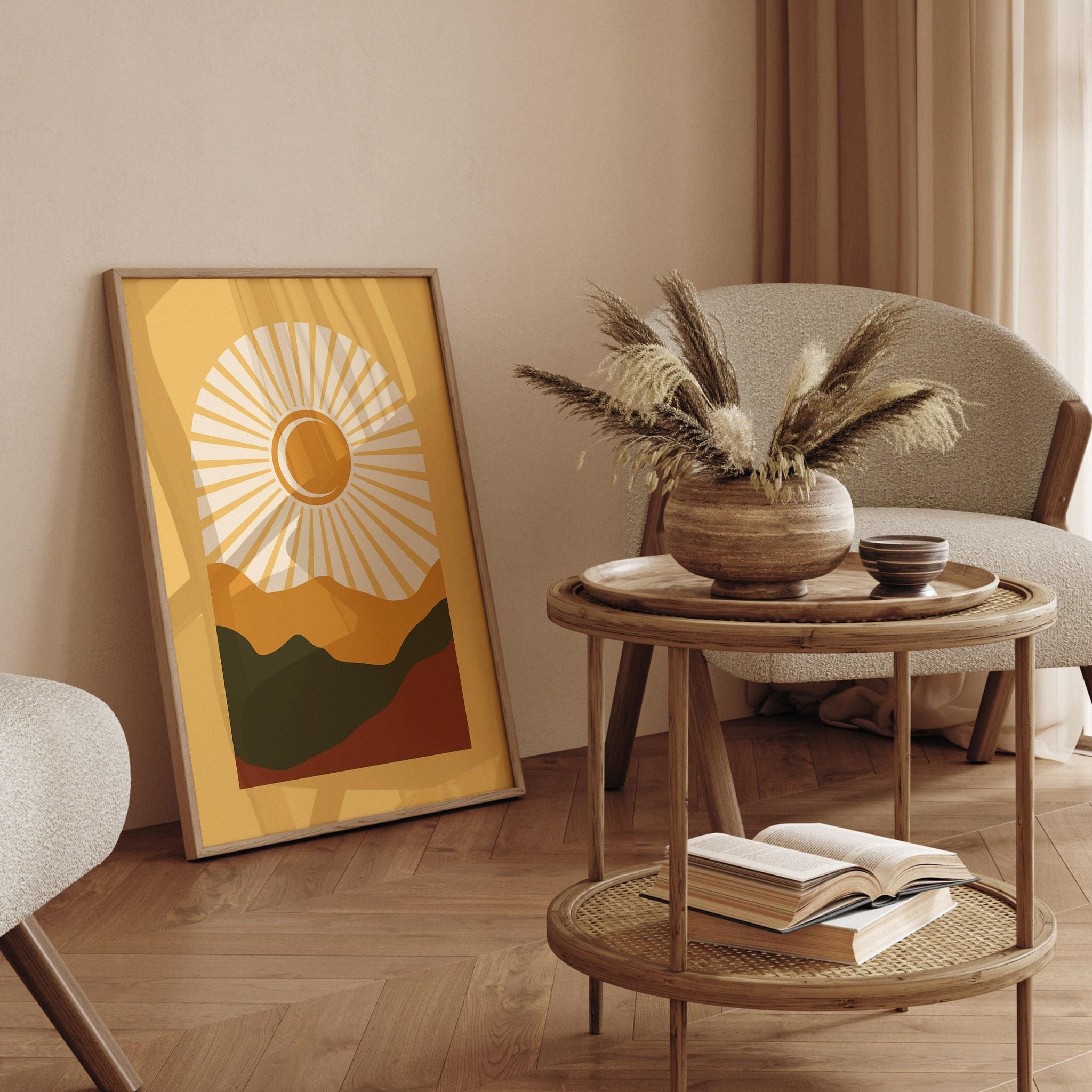 Altın Saat Işıltısı-poster-Poster Depo